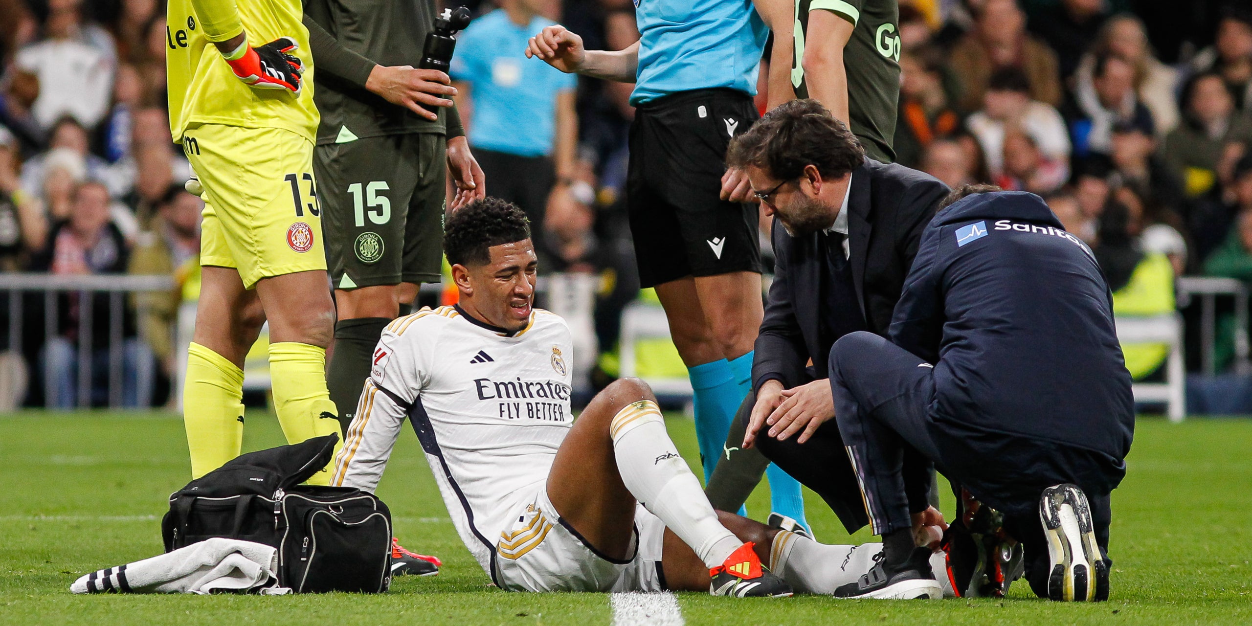 Jude Bellingham, lesionat durant el Madrid-Girona | Europa Press