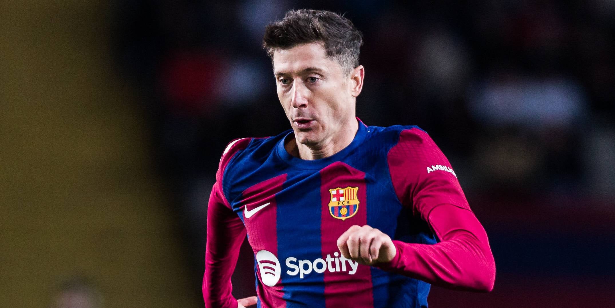Lewandowski, durant un partit del Barça | Europa Press
