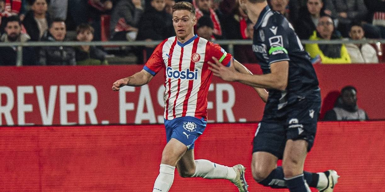 Viktor Tsygankov, durant el partit contra la Reial Societat | Girona FC