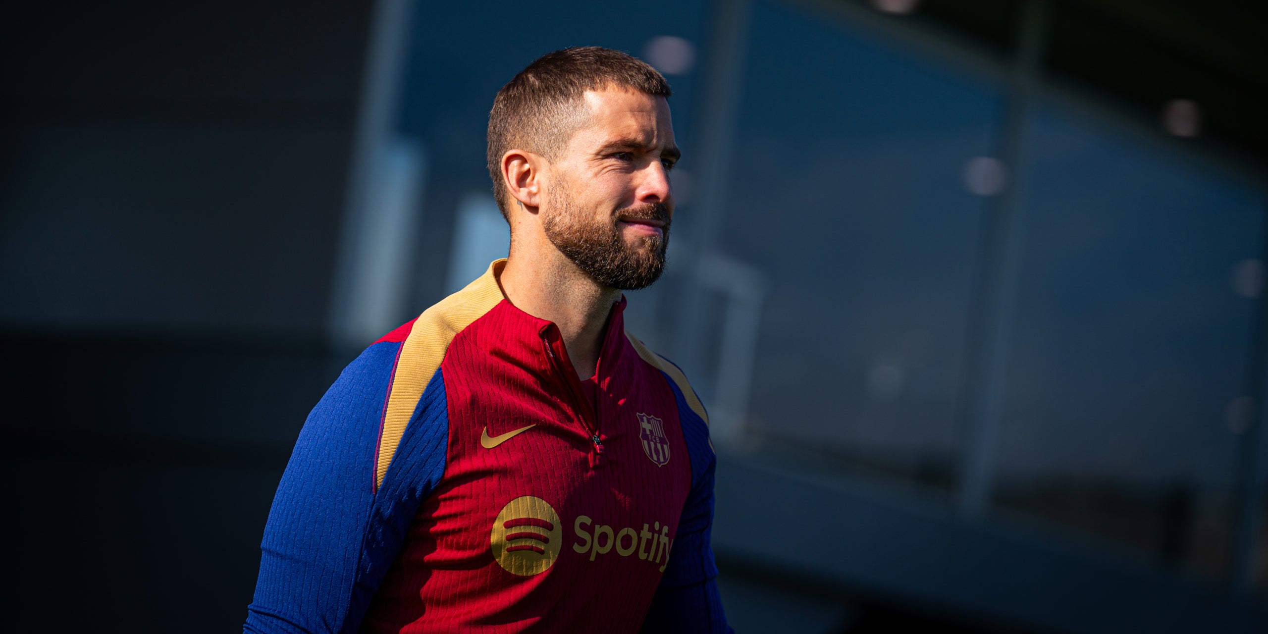 Iñigo Martínez, durante un entrenamiento con el Barça | @FCBarcelona