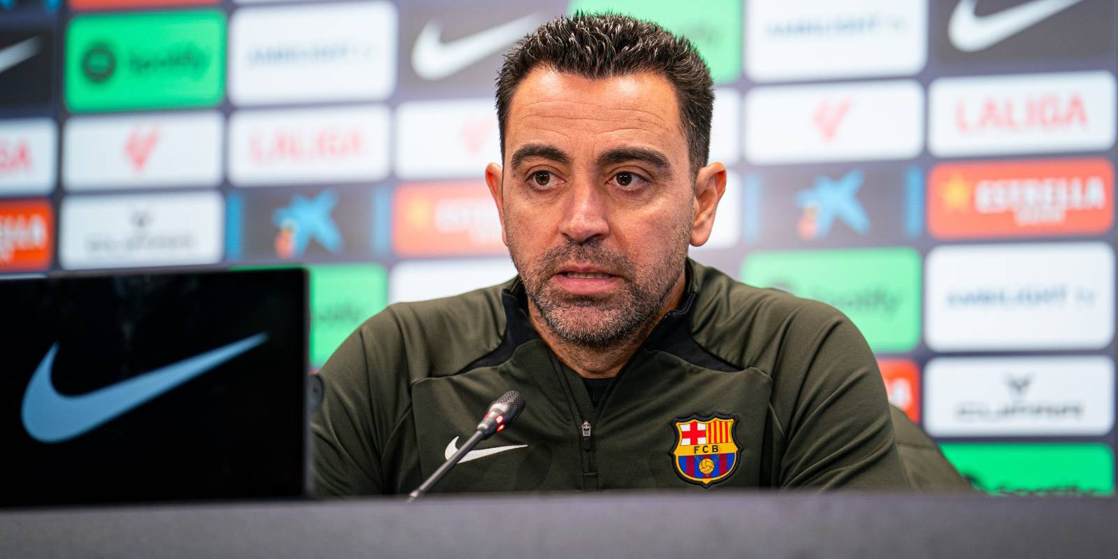 Xavi Hernández, entrenador del Barça, en roda de premsa | FC Barcelona