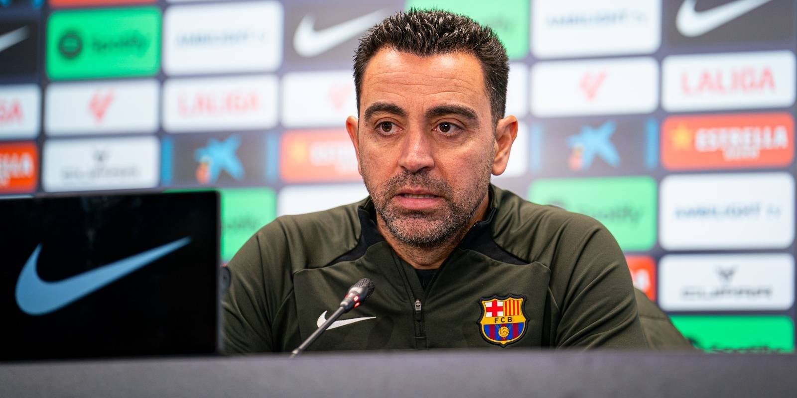 Xavi Hernández, entrenador del Barça, en roda de premsa | FC Barcelona