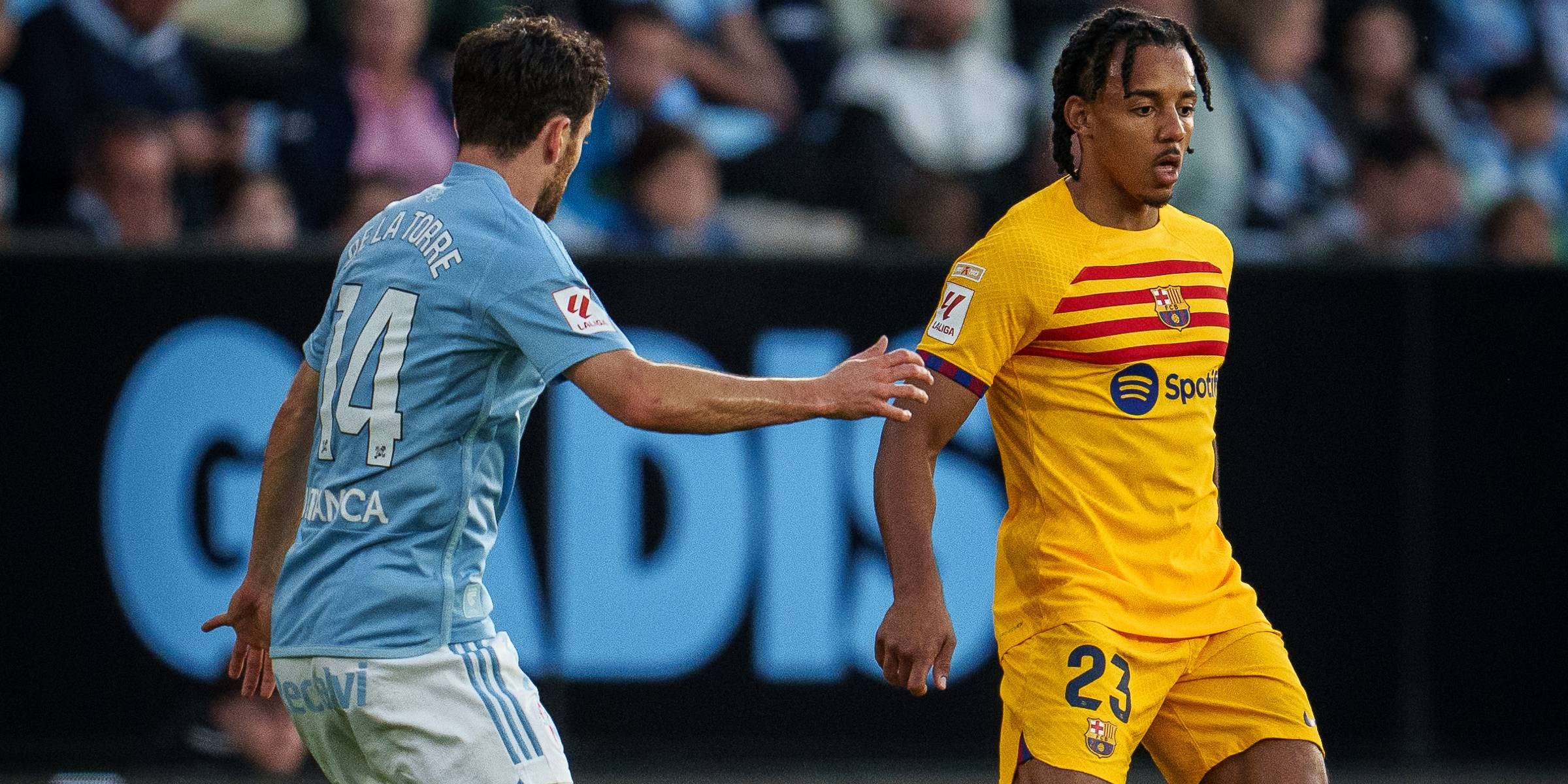 Jules Koundé, durante el partido contra el Celta | FC Barcelona