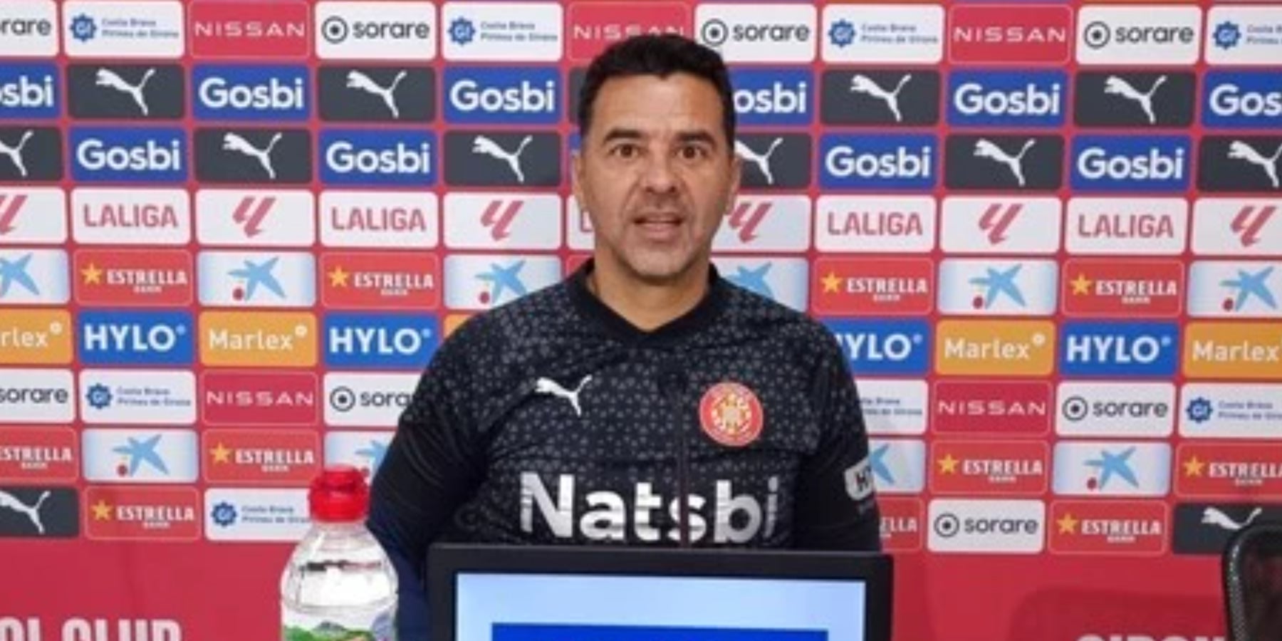Míchel, en roda de premsa | Girona FC