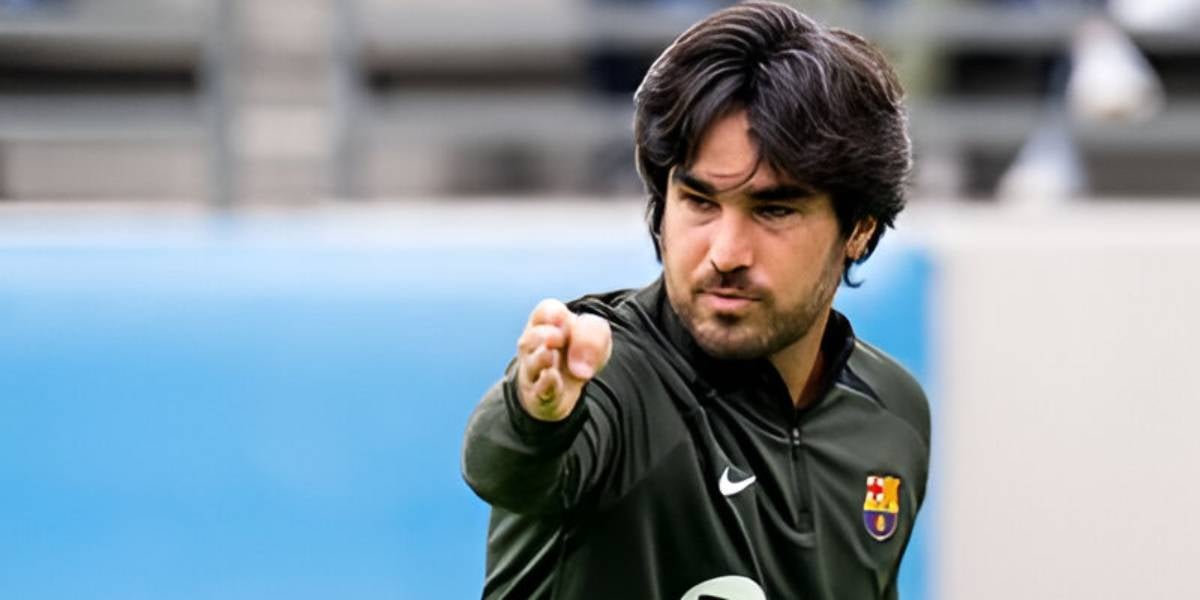 Pere Romeu, durant un entrenament del Barça | @pereromeu93
