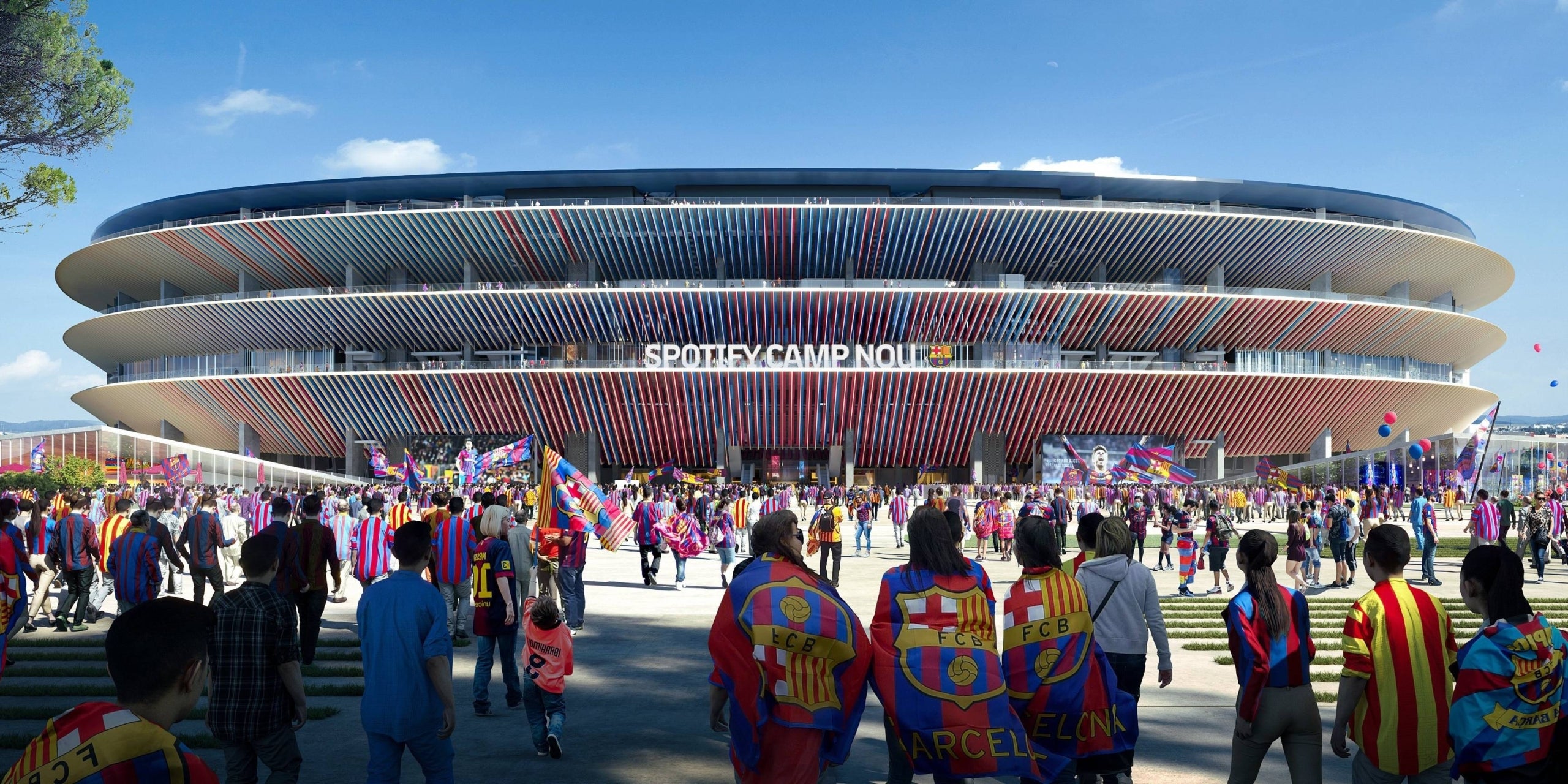 Projecció del nou Camp Nou | Europa Press