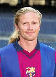 Emmanuel Petit, con la camiseta del Barça | FC Barcelona