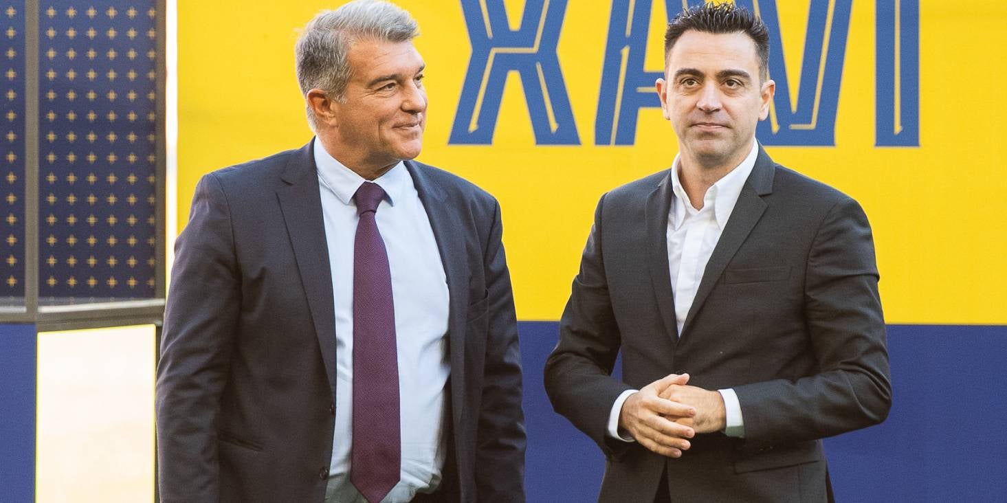 Laporta y Xavi, en una imagen de archivo | Europa Press