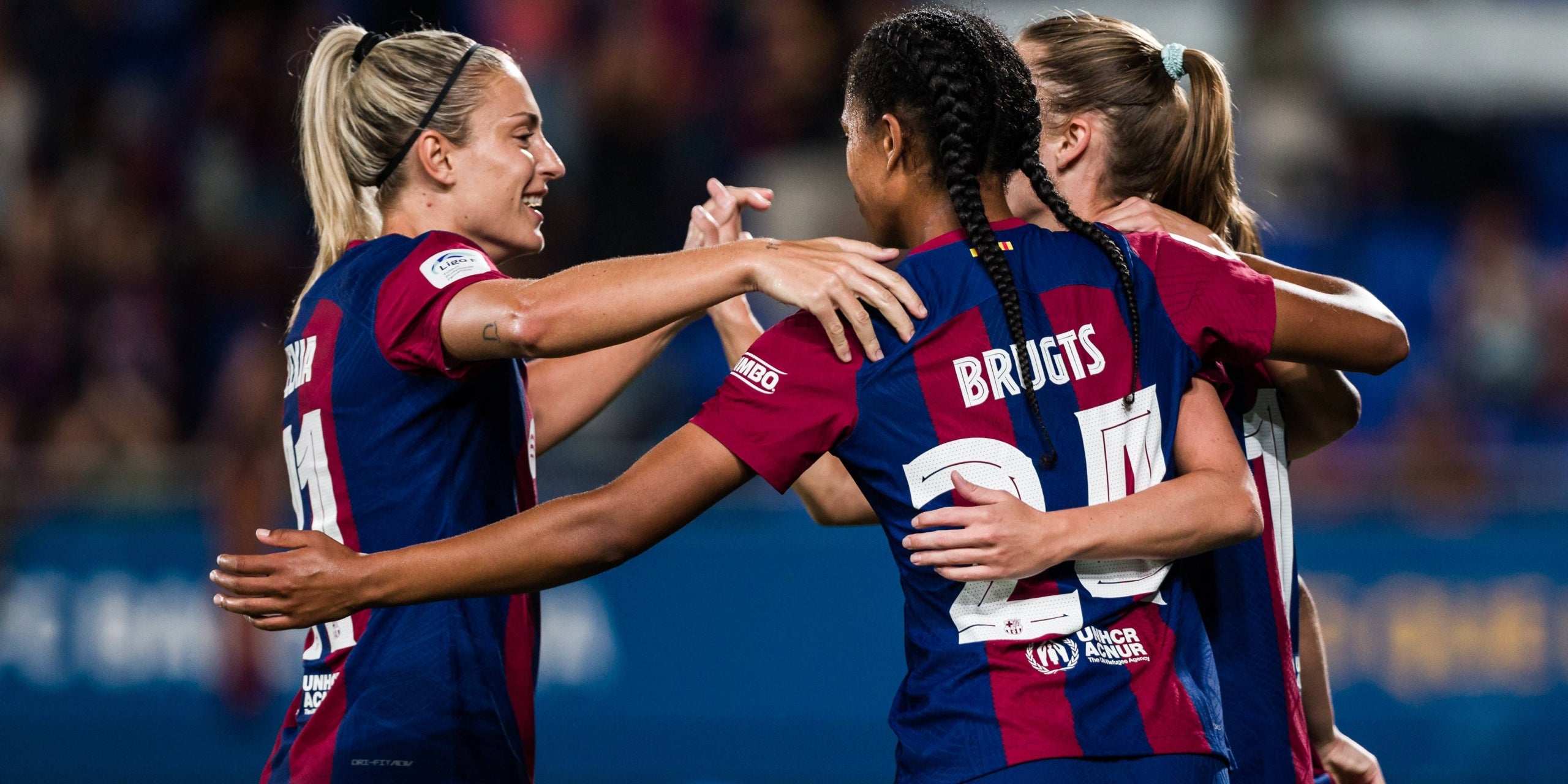 Alexia Putellas celebra un gol amb el Barça | Europa Press