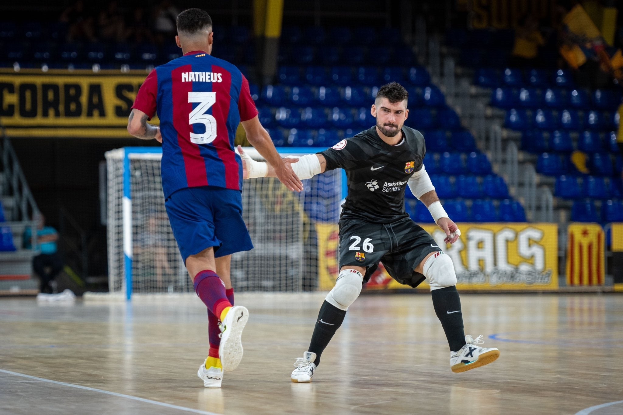 Miquel Feixas, durante un partido del Barça | Europa Press
