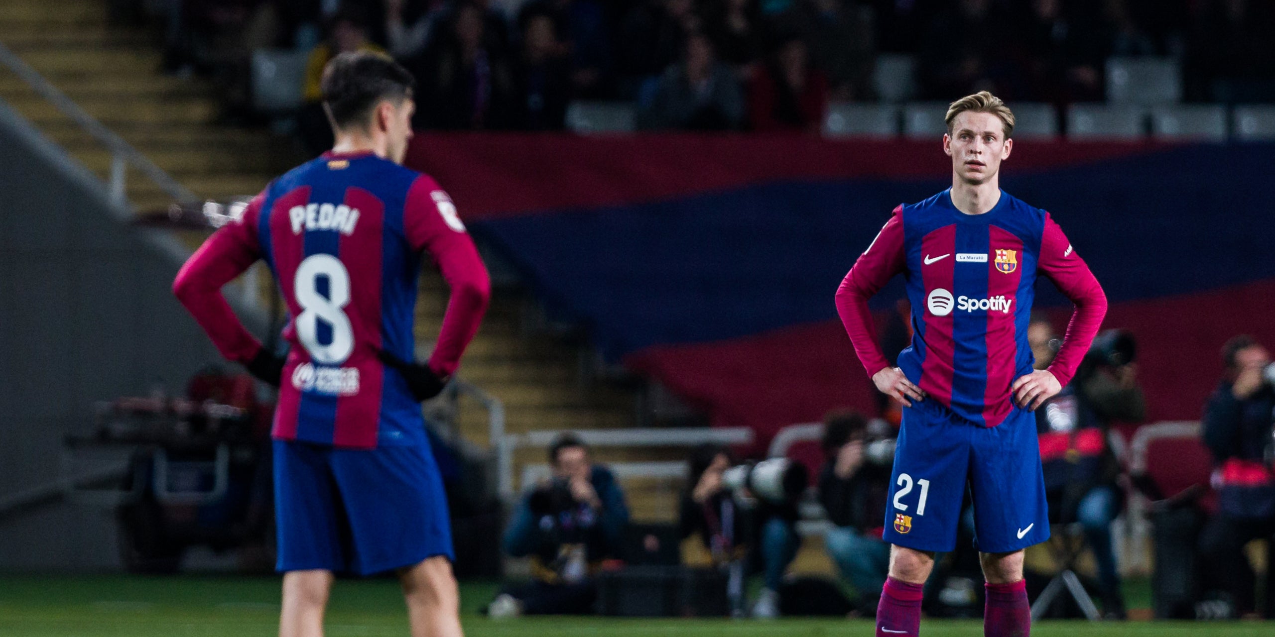 Pedri i Frenkie de Jong, durant un partit amb el Barça | Europa Press