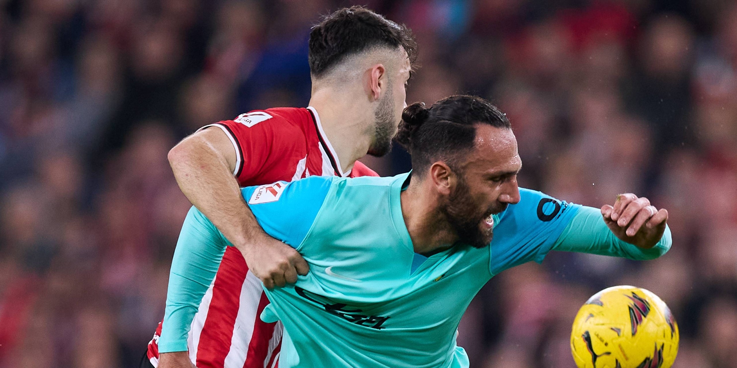 Vedado Muriqi, estrella del Mallorca, durante el último partido contra el Athletic | Europa Press