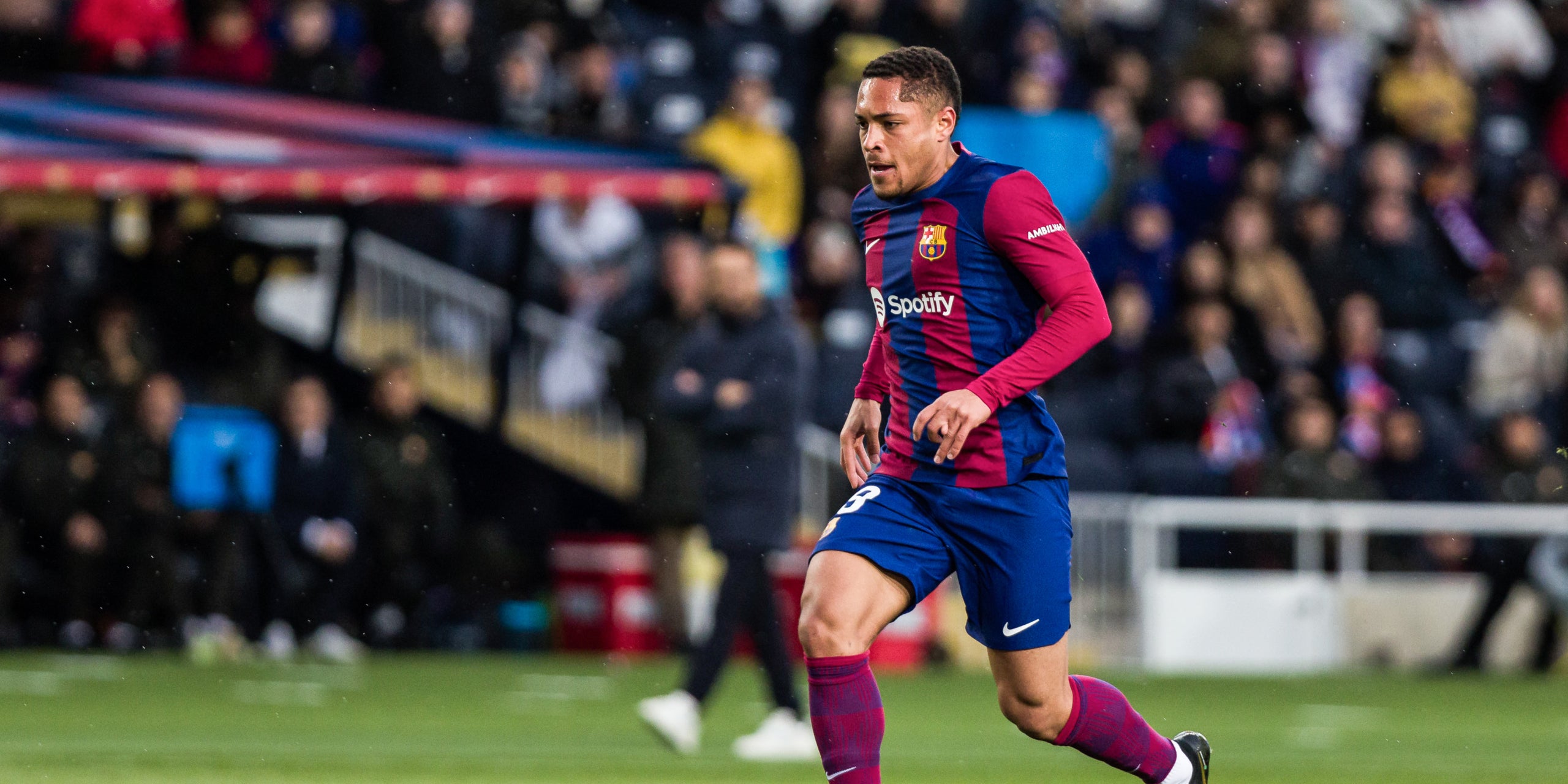 Vitor Roque, durante un partido con el Barça | Europa Press