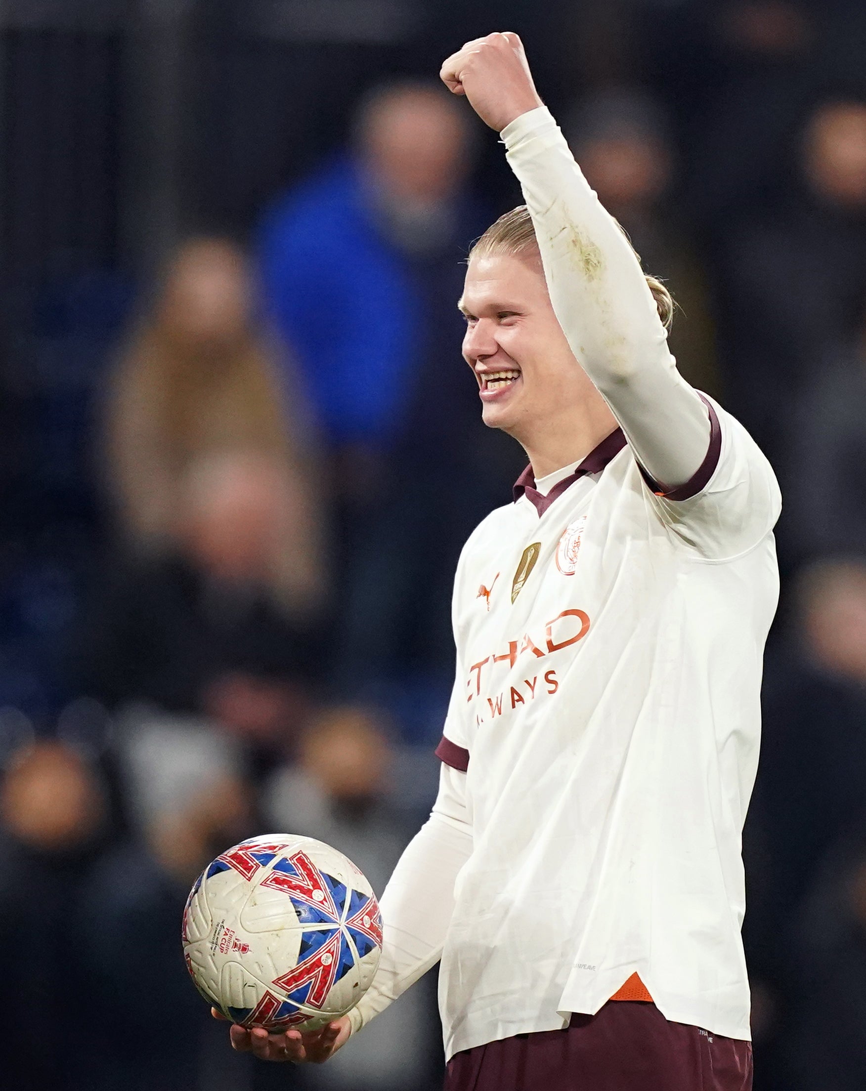 Erling Haaland celebra un gol amb el Manchester City | Europa Press