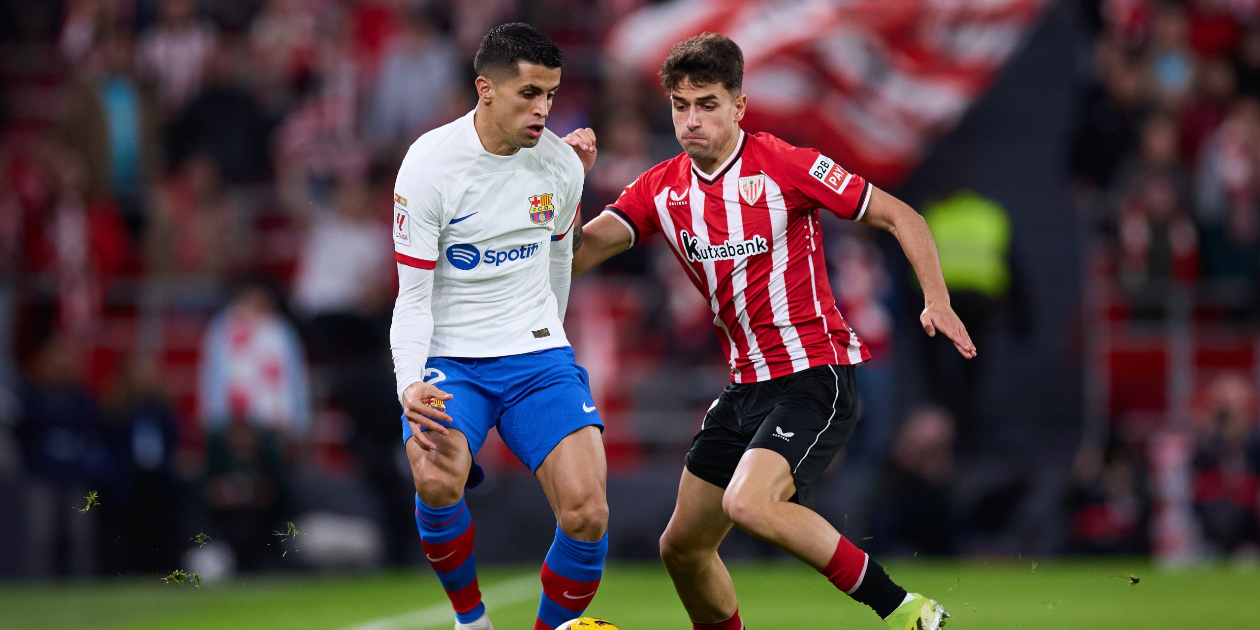 Cancelo, durant el partit contra l'Athletic Club | Europa Press