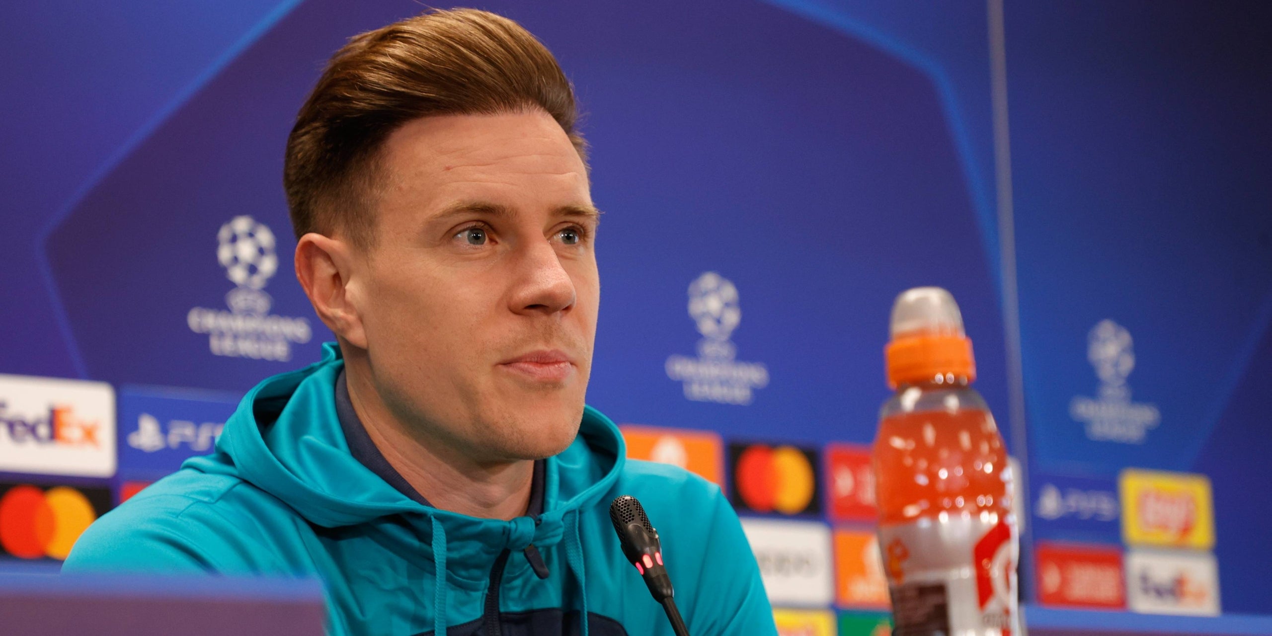 Marc-André ter Stegen, en rueda de prensa | Europa Press