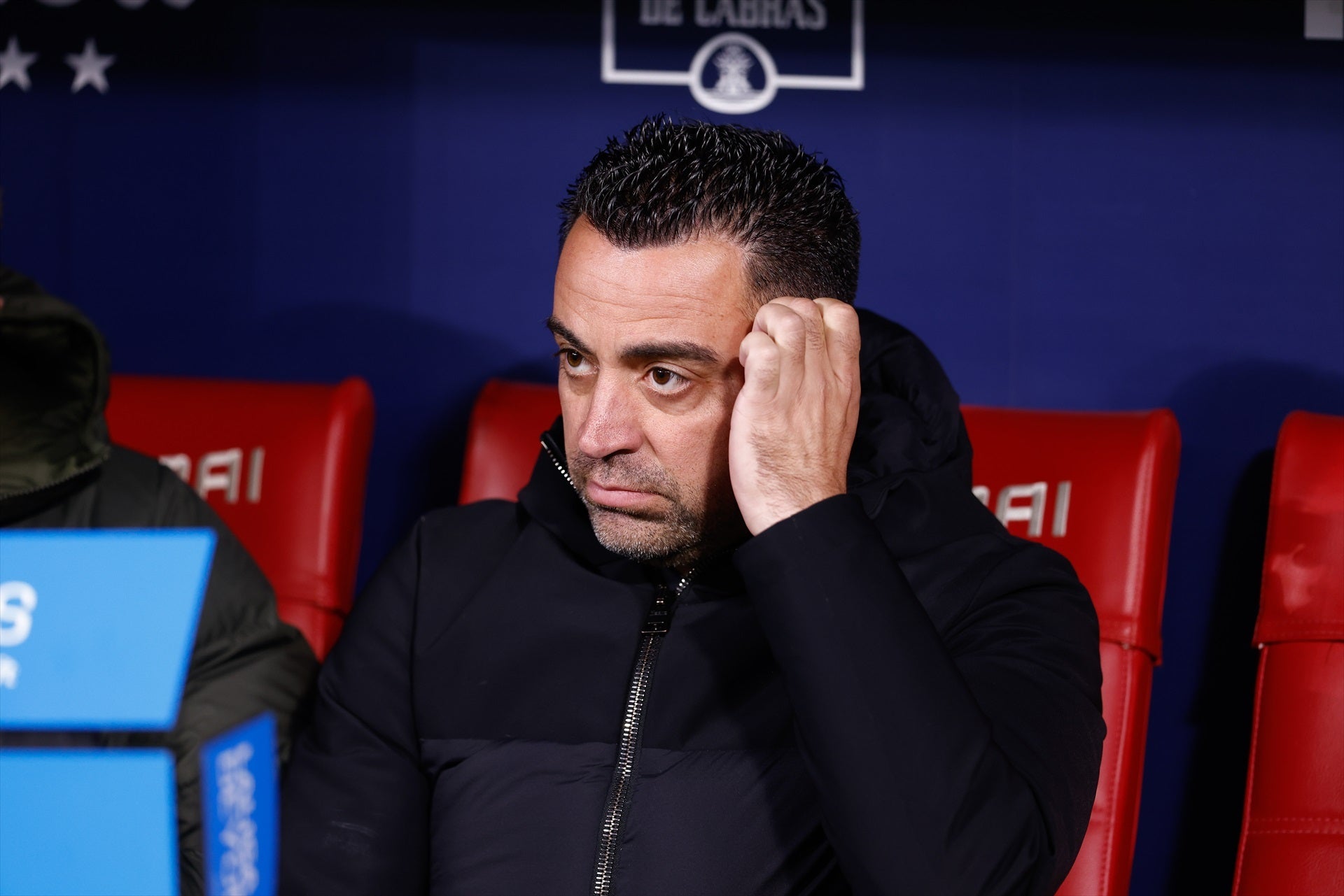 Xavi Hernández, a la banqueta del Metropolitano | Europa Press