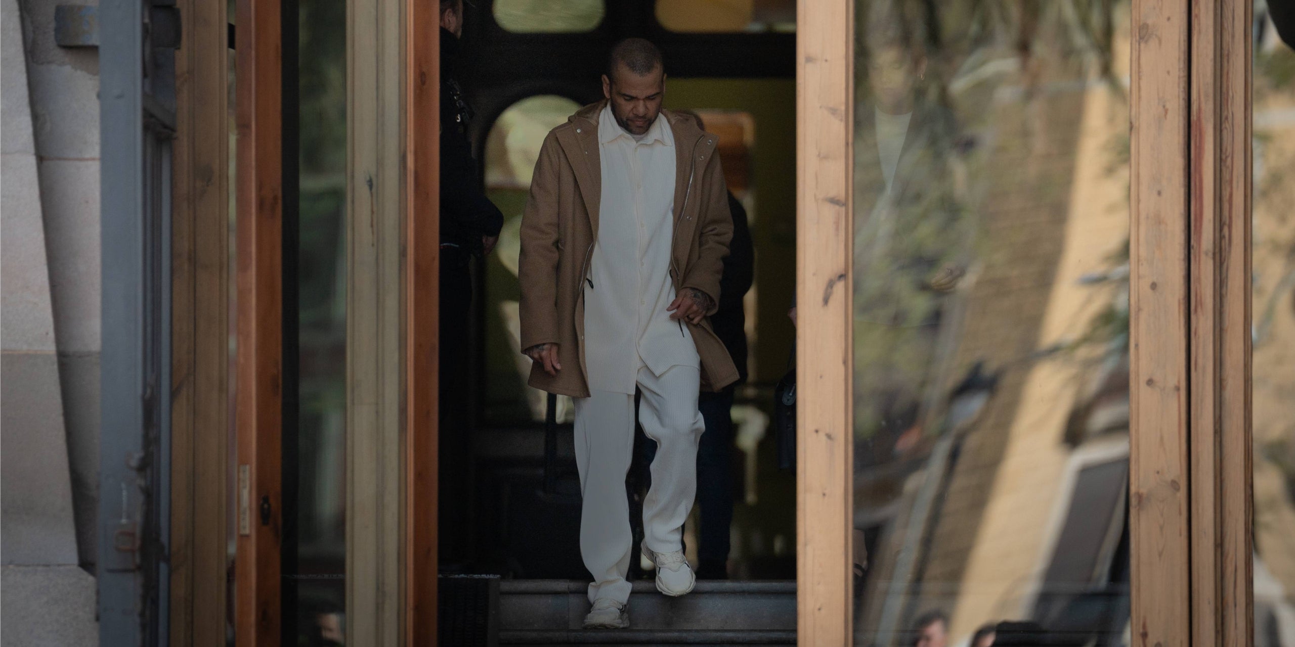 Dani Alves, en la seva compareixença a l'Audiència de Barcelona | Europa Press
