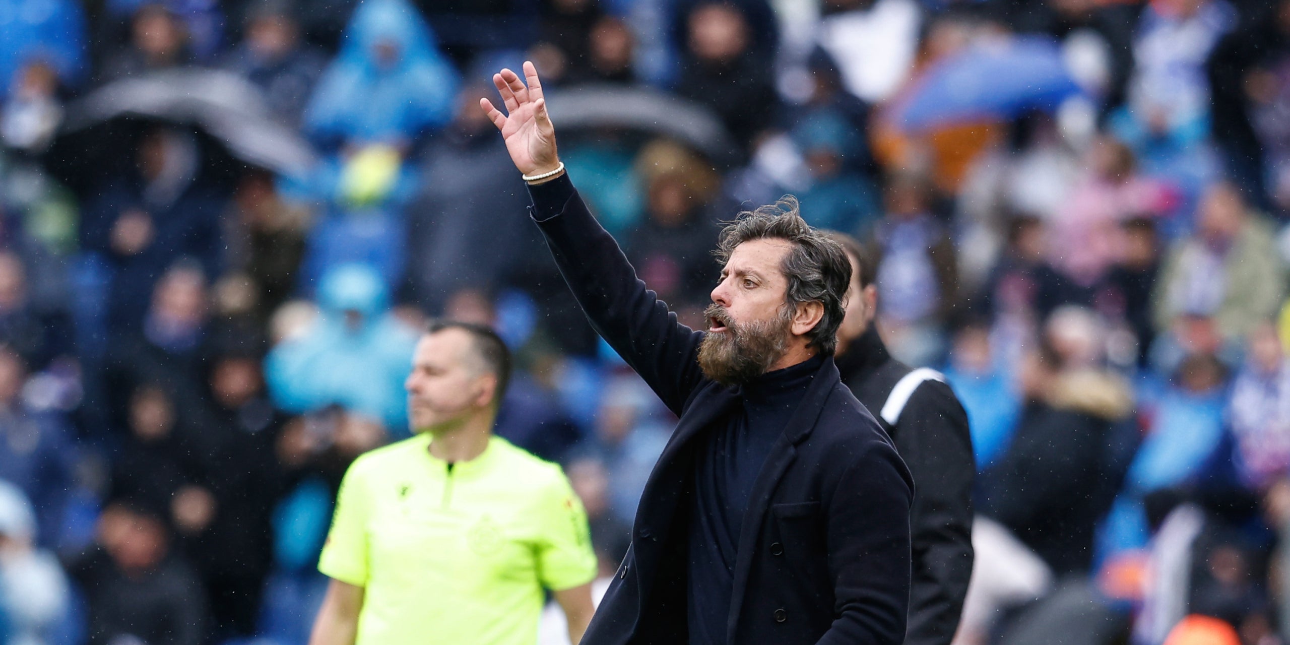 Quique Sánchez Flores, durant el Getafe-Sevilla | Europa Press