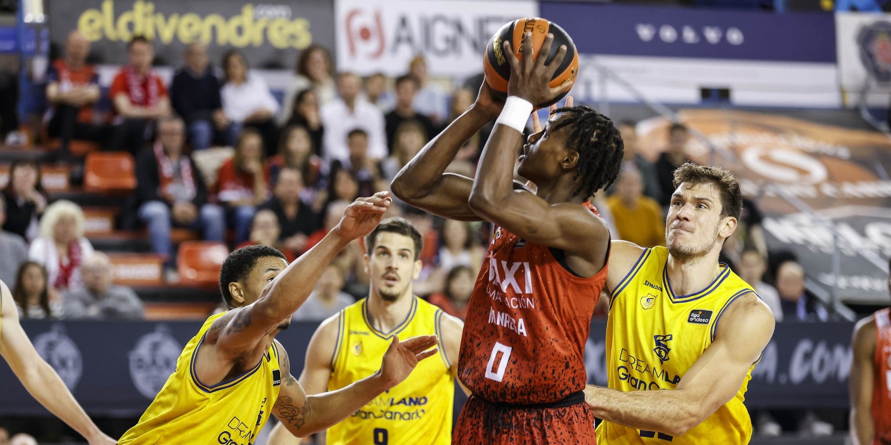Brancou Badio, en el partido contra el Gran Canaria | BAXI Manresa