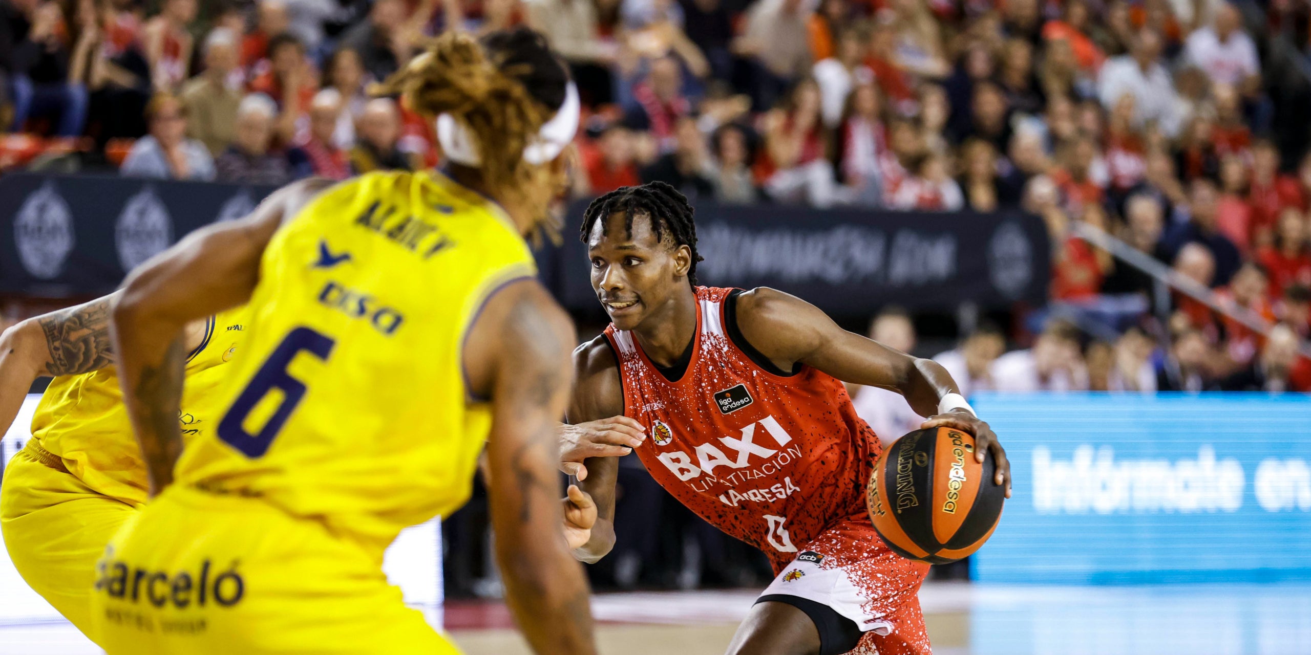 Brancou Badio, en el partido contra el Gran Canaria | @BasquetManresa