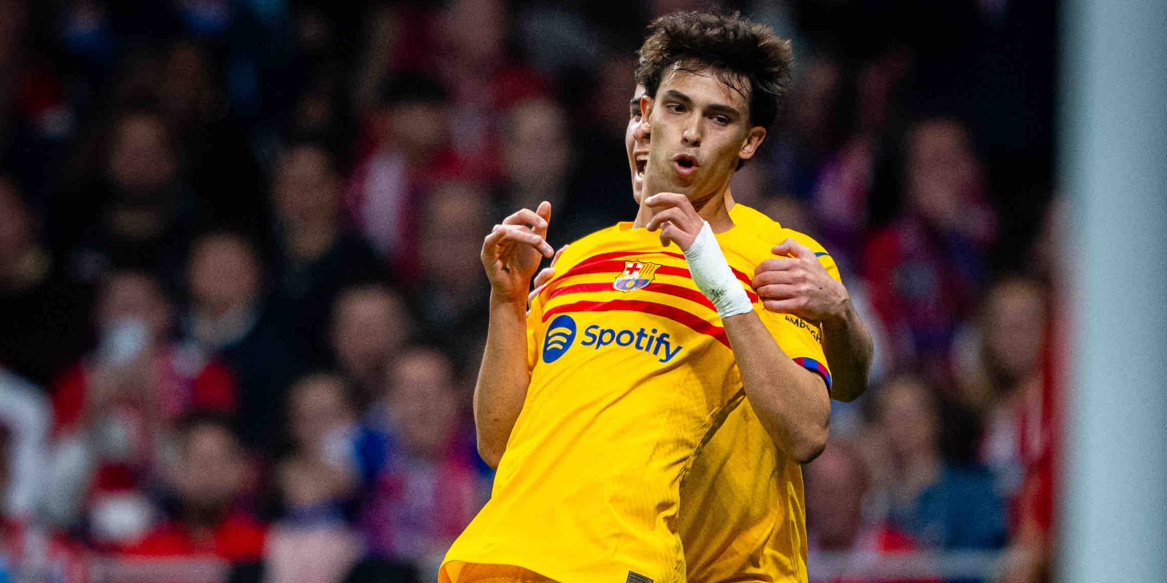 Joao Félix celebra el seu gol contra l'Atlètic de Madrid | FC Barcelona