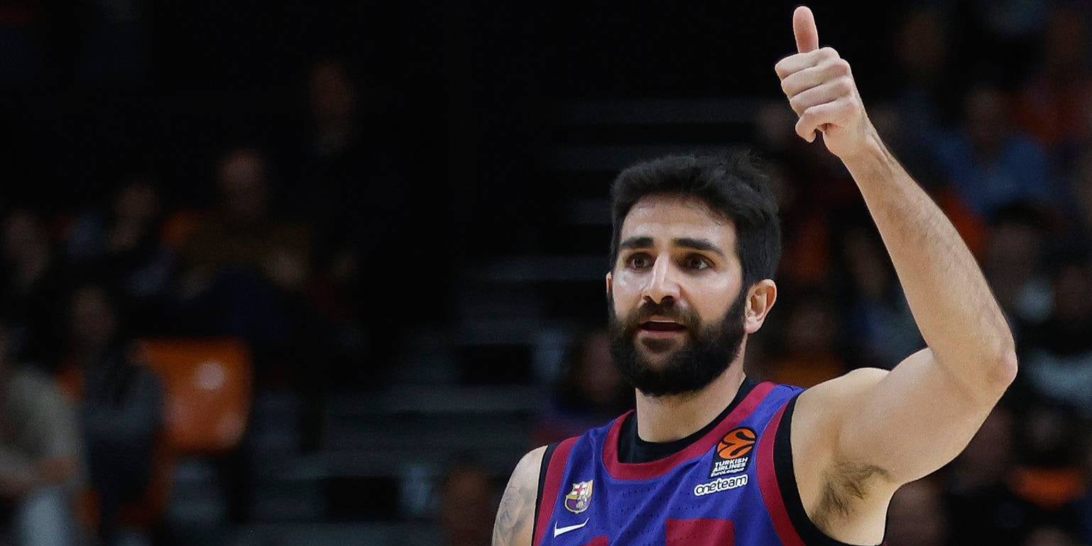 Ricky Rubio, durant el partit contra el València | FC Barcelona