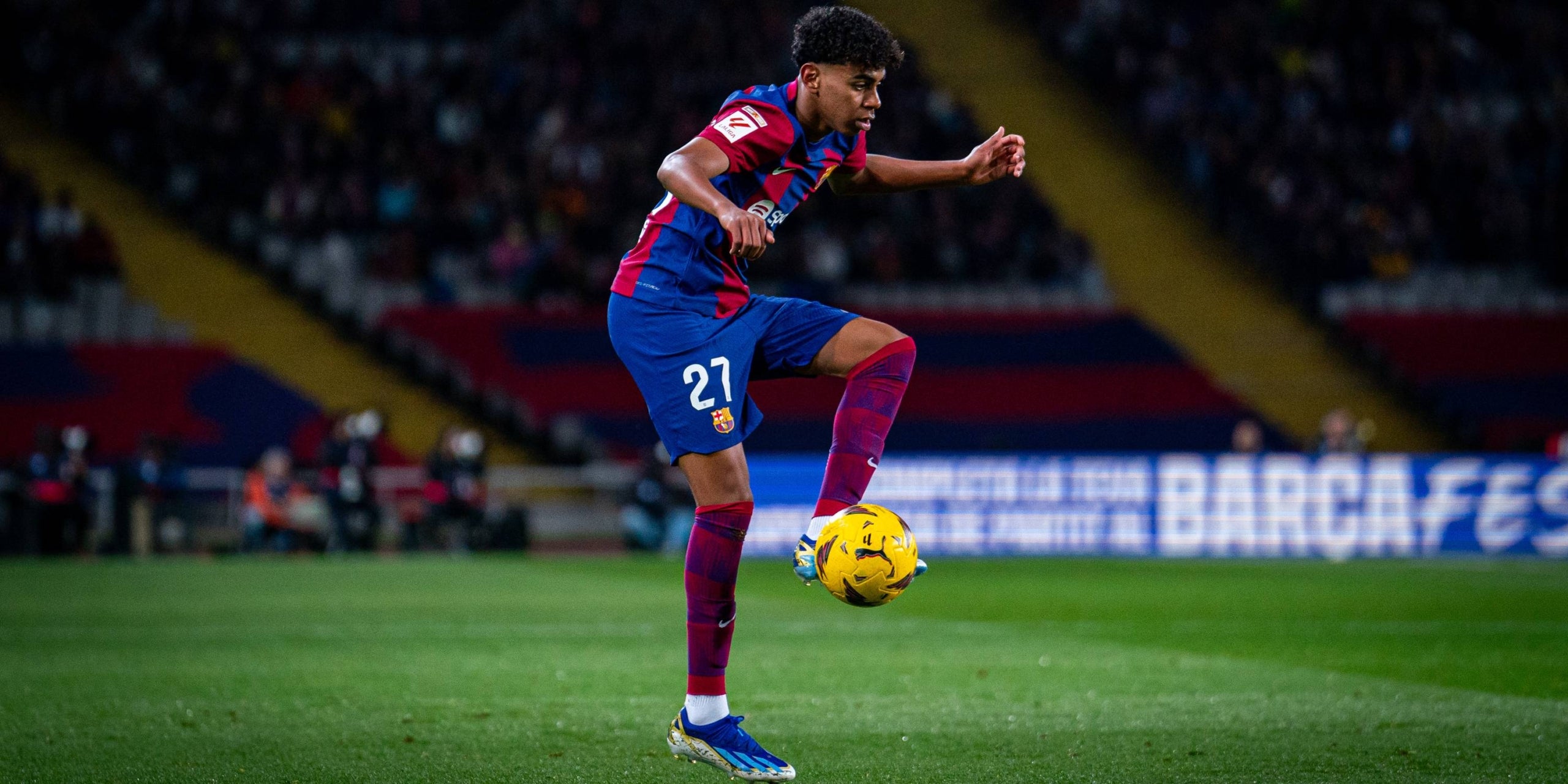 Lamine Yamal, durant el Barça-Mallorca | FC Barcelona