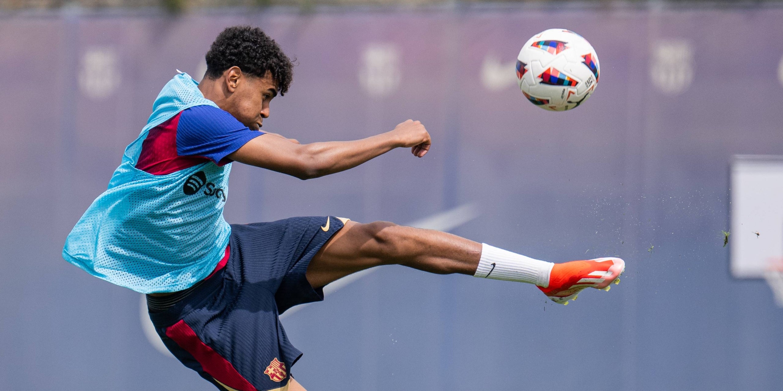 Lamine Yamal, jugador del Barça, en un entrenament | FC Barcelona