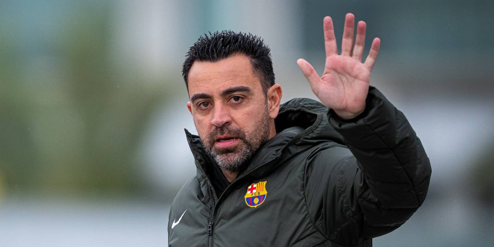 Xavi Hernández, durant un entrenament del Barça | FC Barcelona
