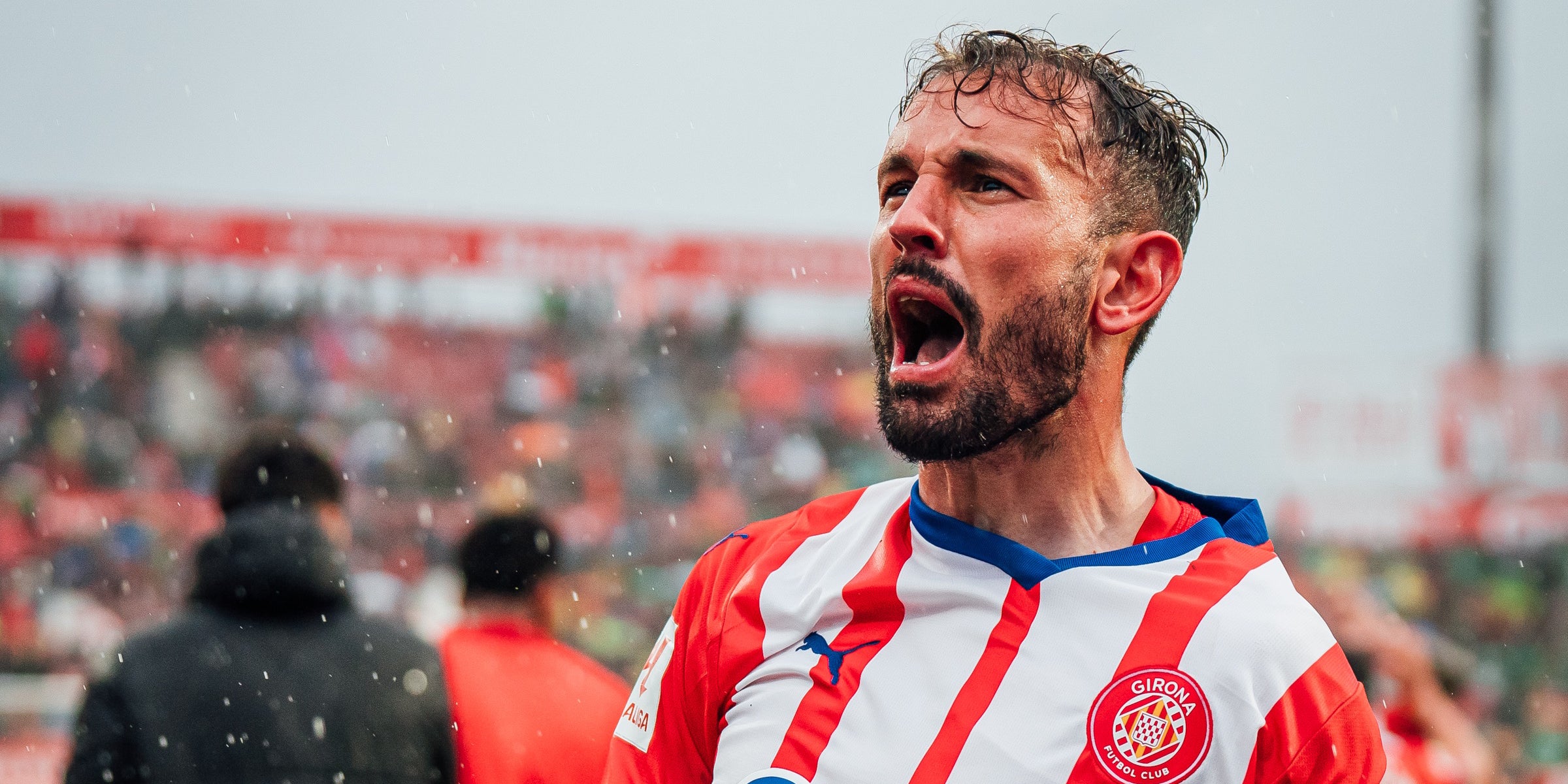 Christian Stuani, celebrant un gol contra el Betis | @GironaFC