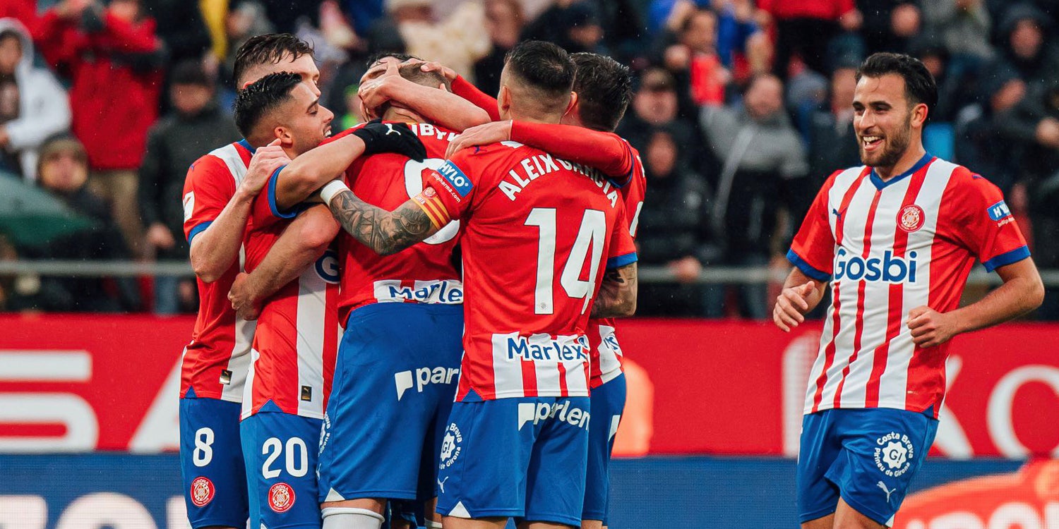Els jugadors del Girona, celebrant un gol contra el Betis | @GironaFC