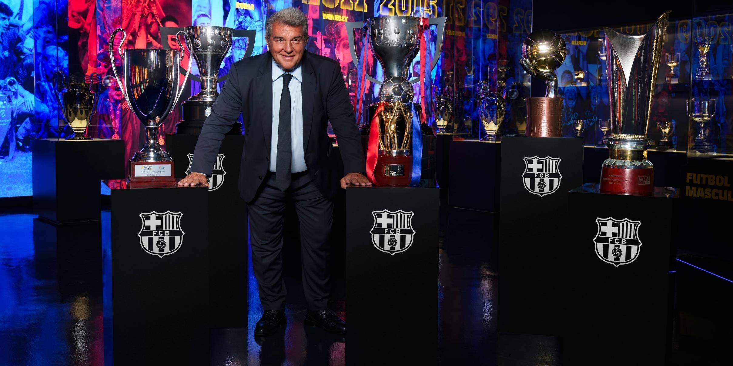 Joan Laporta, al Museu del Barça | FC Barcelona