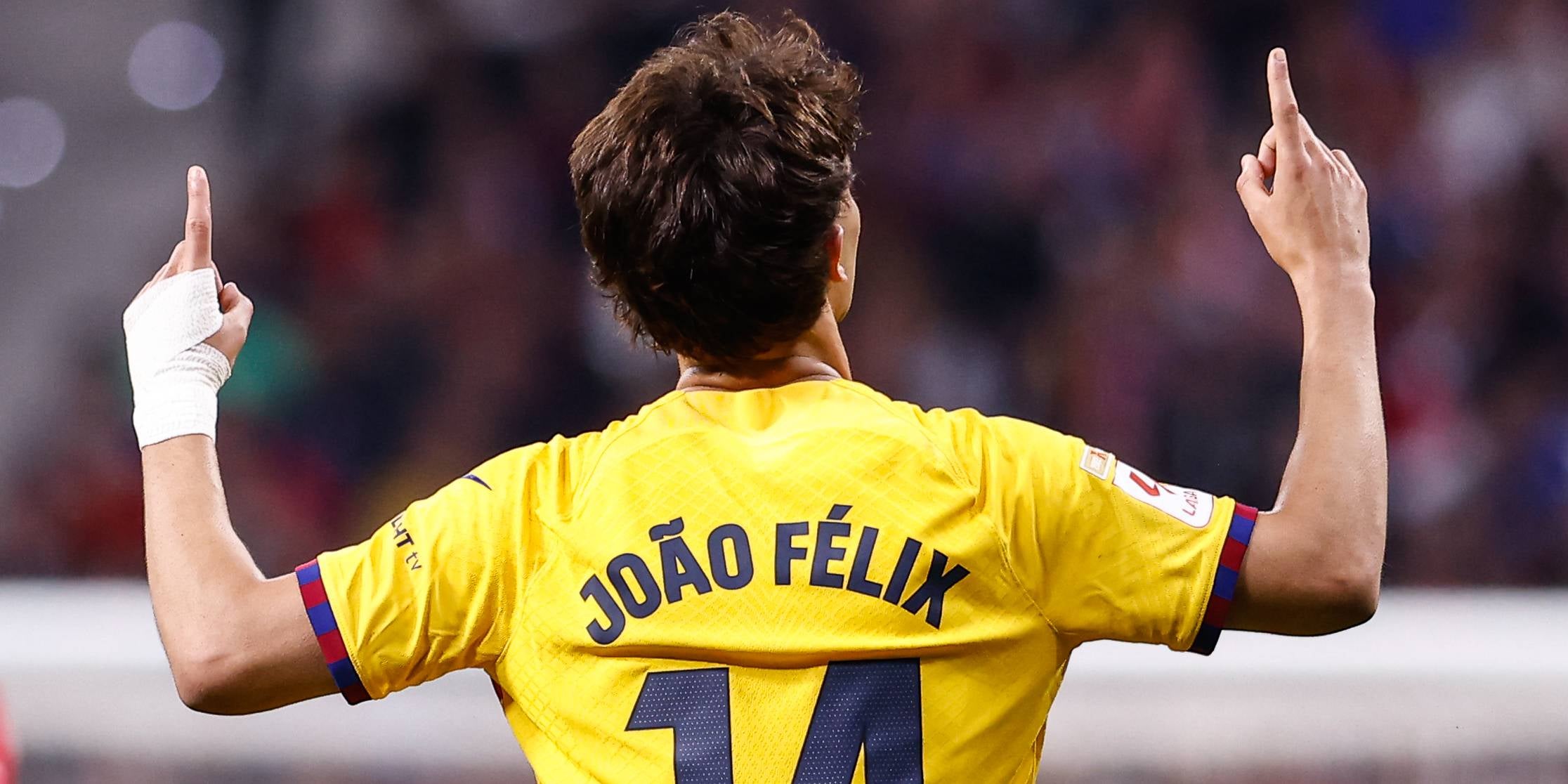 Joao Félix, celebrant un gol amb el Barça | Europa Press