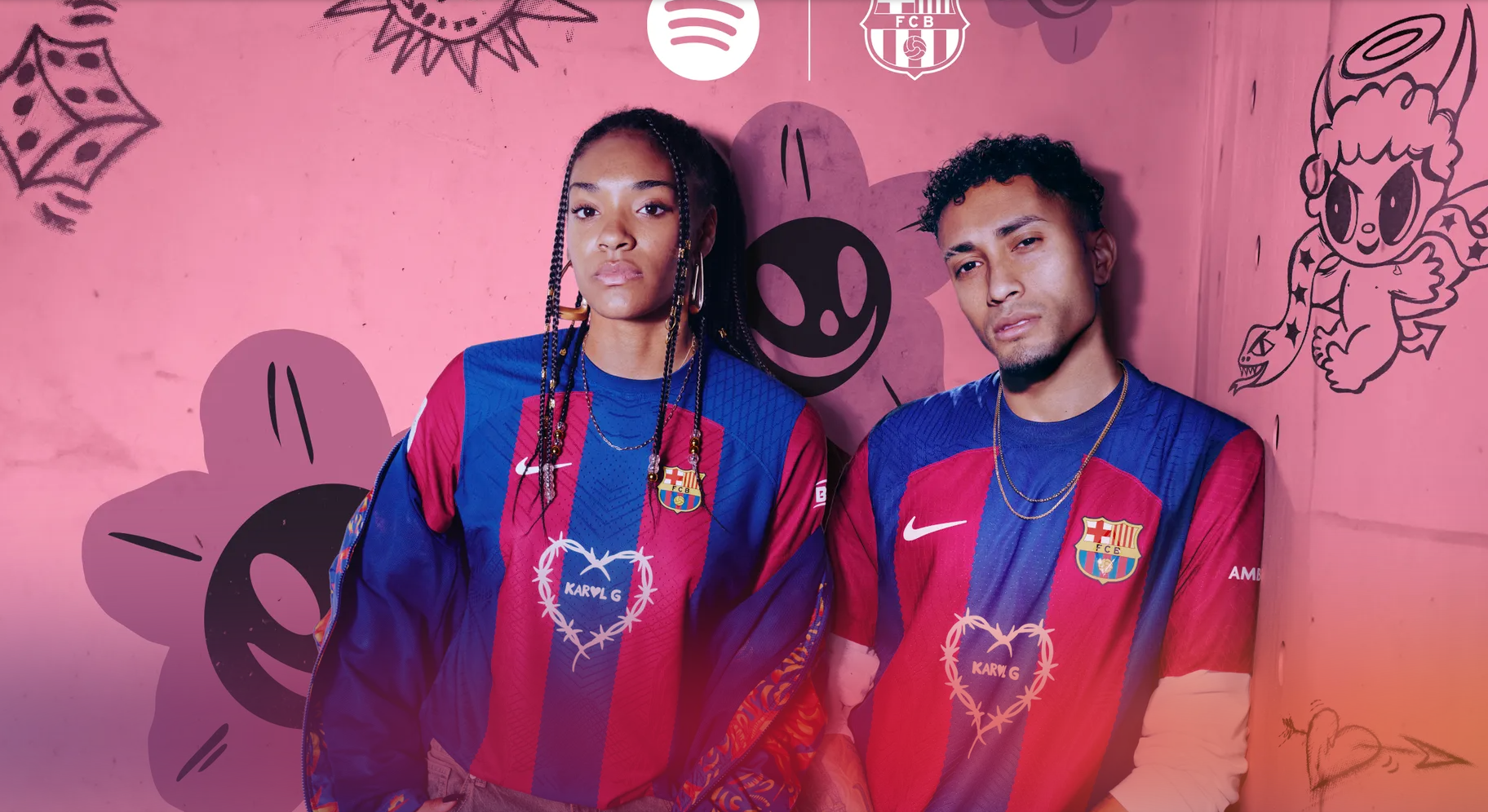 Els jugadors del Barça lluiran la samarreta de Karol G / FC Barcelona