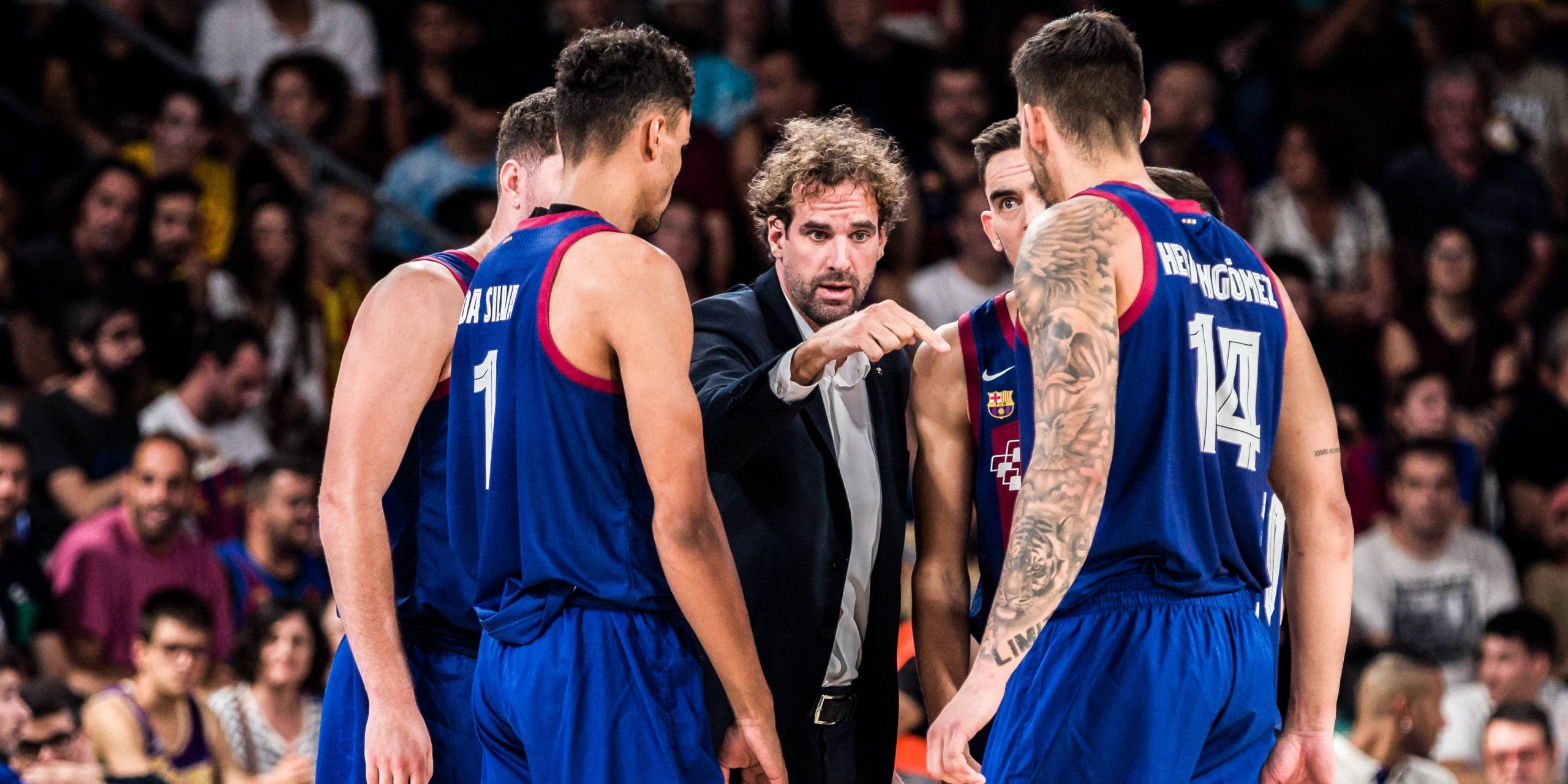 Roger Grimau, durant un partit del Barça | Europa Press