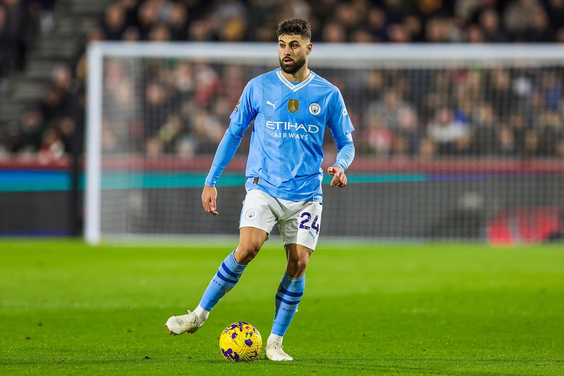 Josko Gvardiol, durante un partido del Manchester City | Europa Press