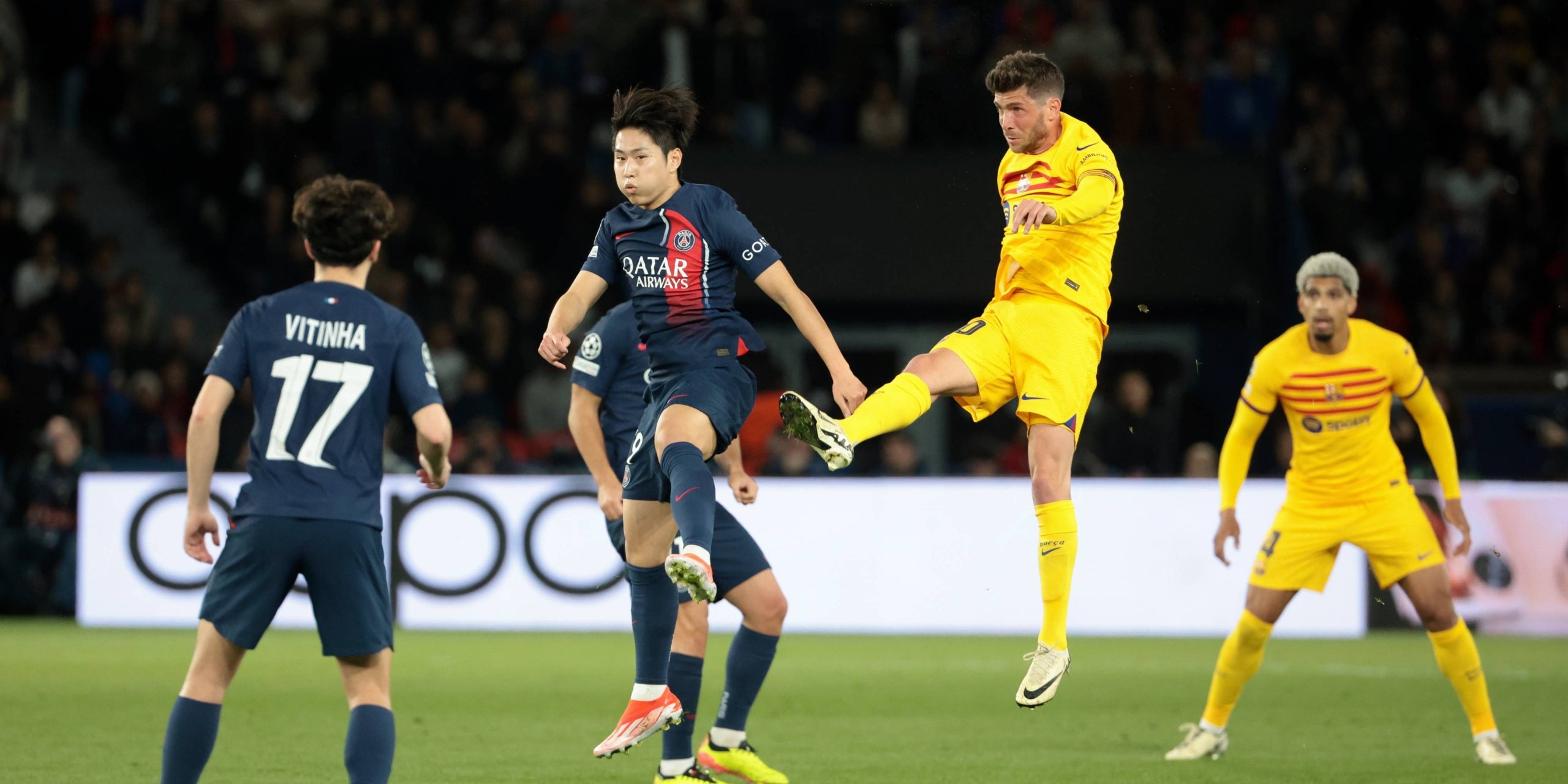 Sergi Roberto, titular en el PSG-Barça | Europa Press