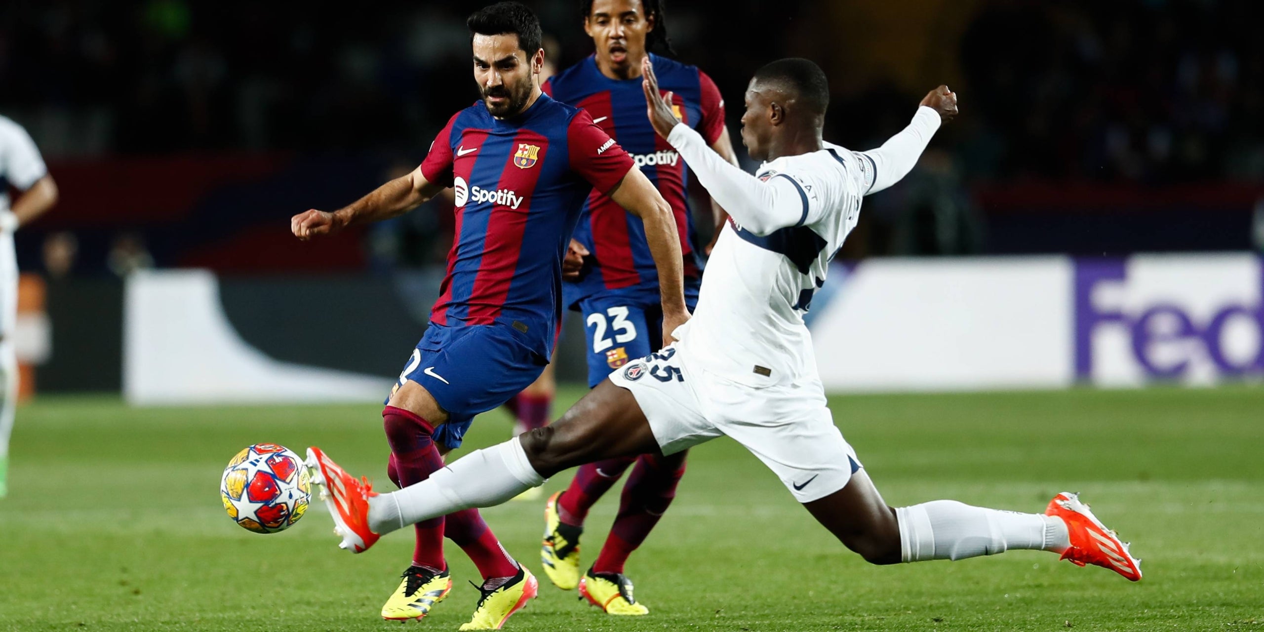 Ilkay Gündogan, durante el Barça-PSG | Europa Press