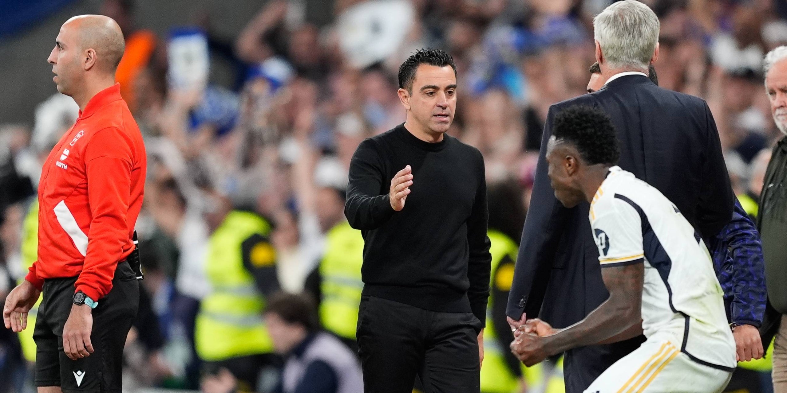Xavi, durant el clàssic | Europa Press