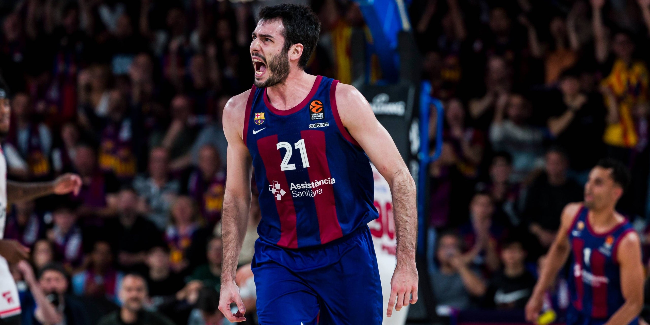 Alex Abrines, durante el Barça-Olympiacos | Europa Press