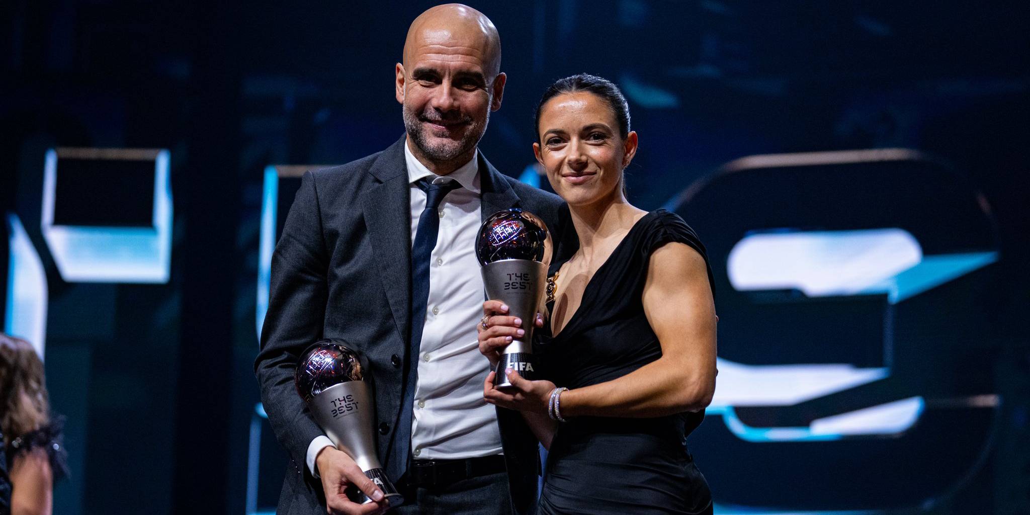 Aitana i Guardiola, durant la gala dels premis The Best | FC Barcelona