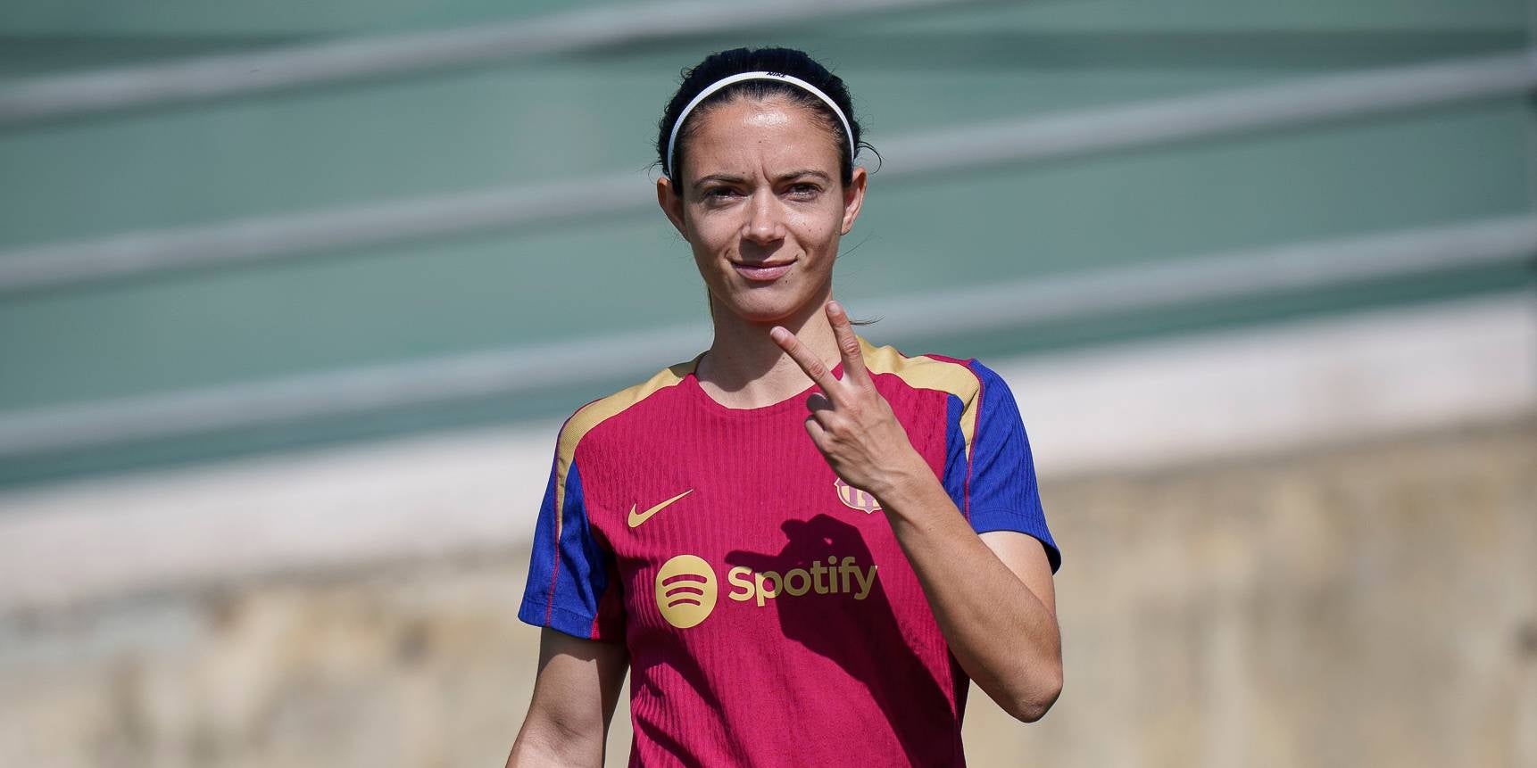 Aitana Bonmatí, jugadora del Barça, durant un entrenament | FC Barcelona