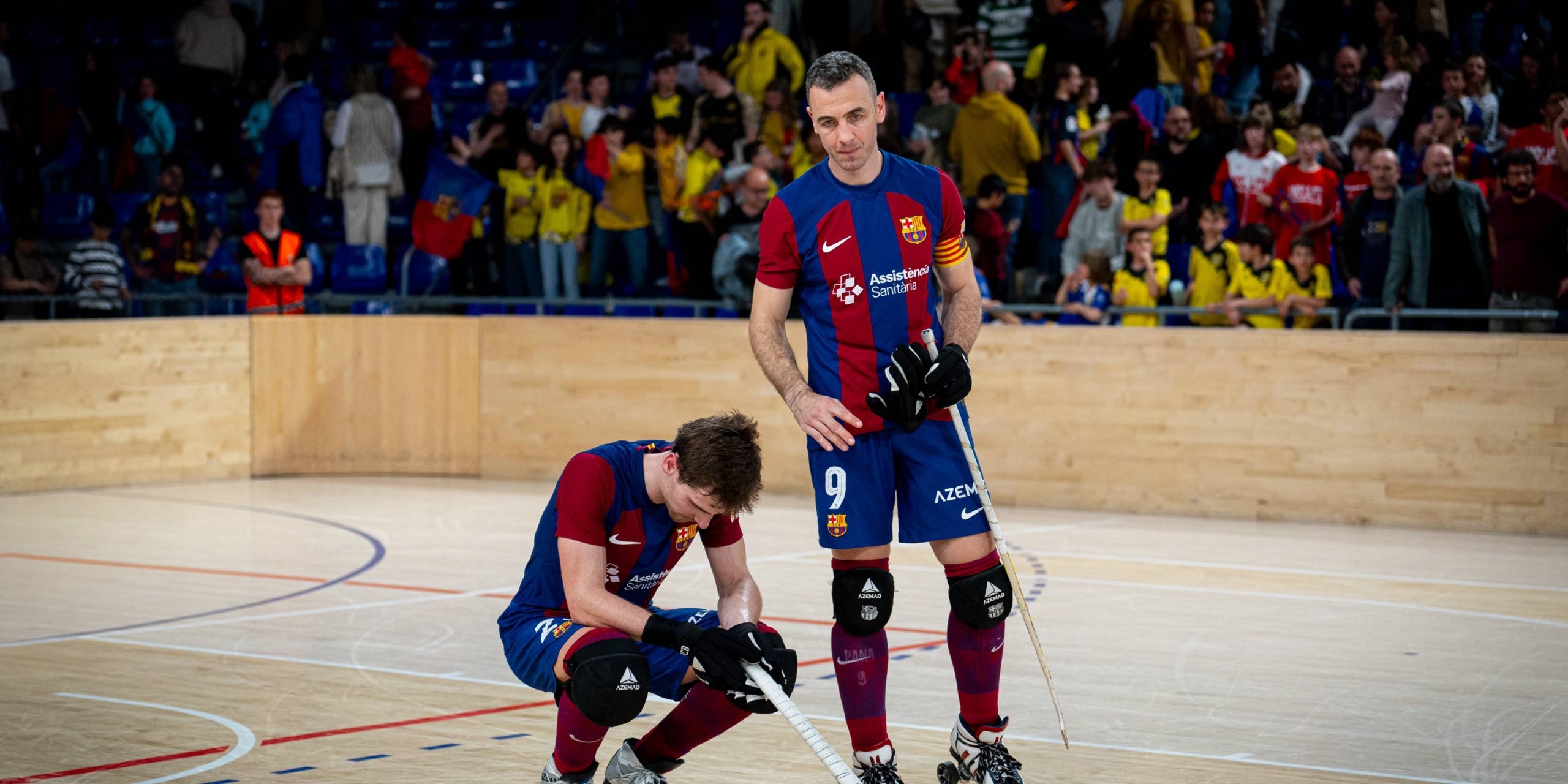 Marc Grau i Sergi Panadero, jugadors del Barça d'hoquei patins | FC Barcelona