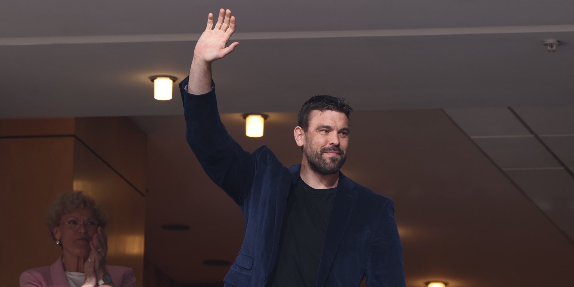 Marc Gasol, en la retirada de la seva samarreta | @memgrizz