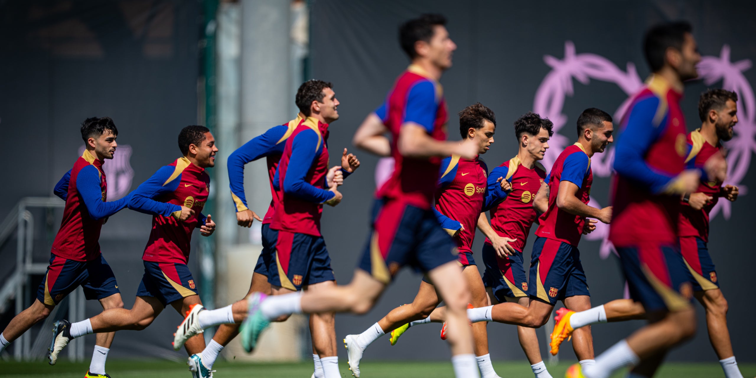 Els jugadors del Barça, en l'entrenament previ al clàssic | @FCBarcelona