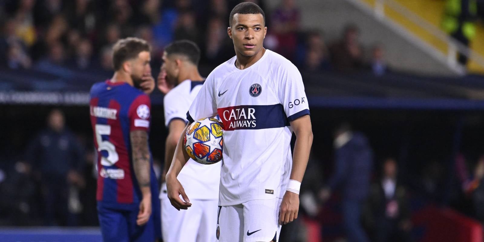 Kylian Mbappé, durante el Barça-PSG | FC Barcelona