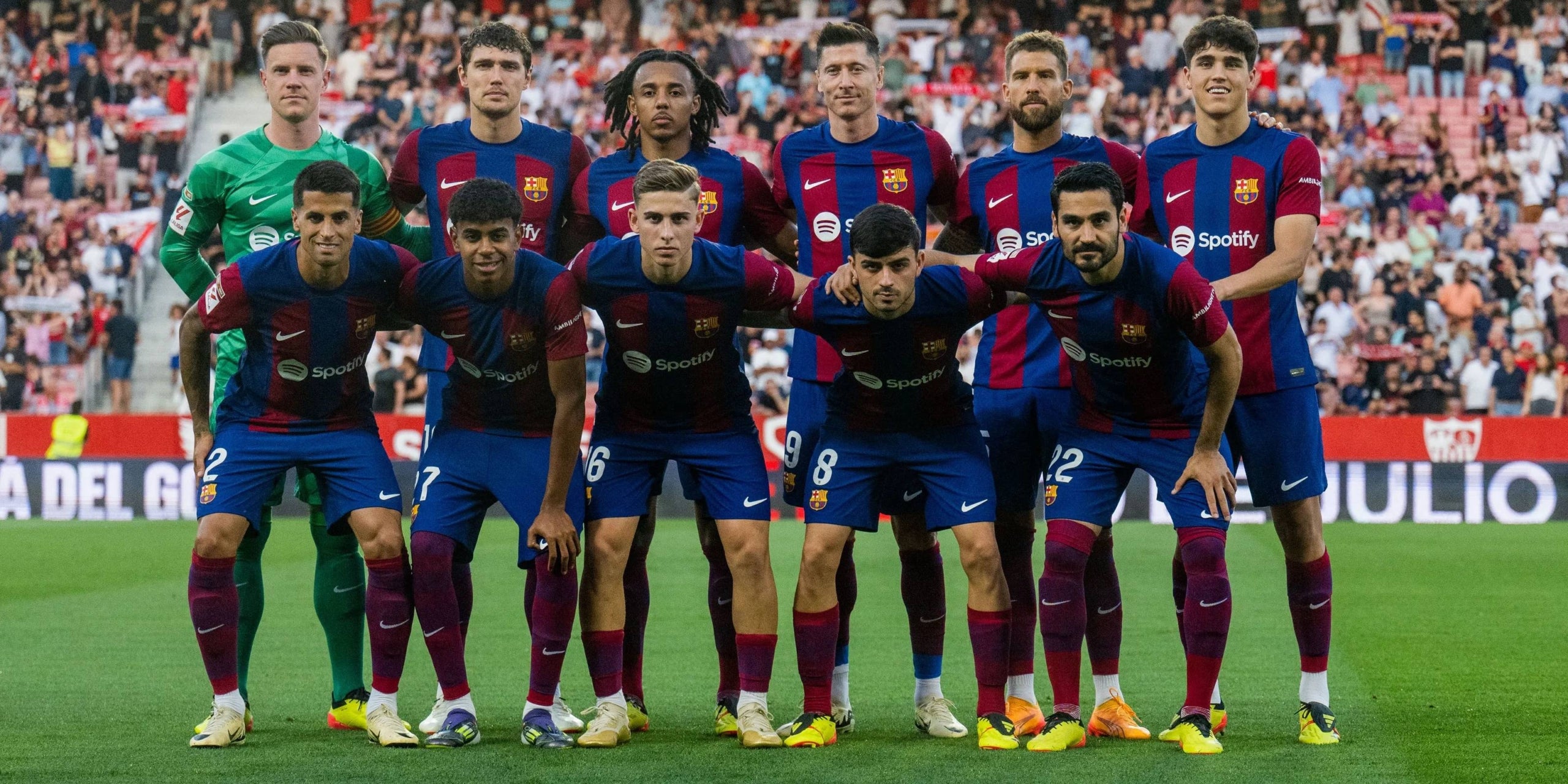 L'onze titular del Barça en el partit contra el Sevilla | FC Barcelona