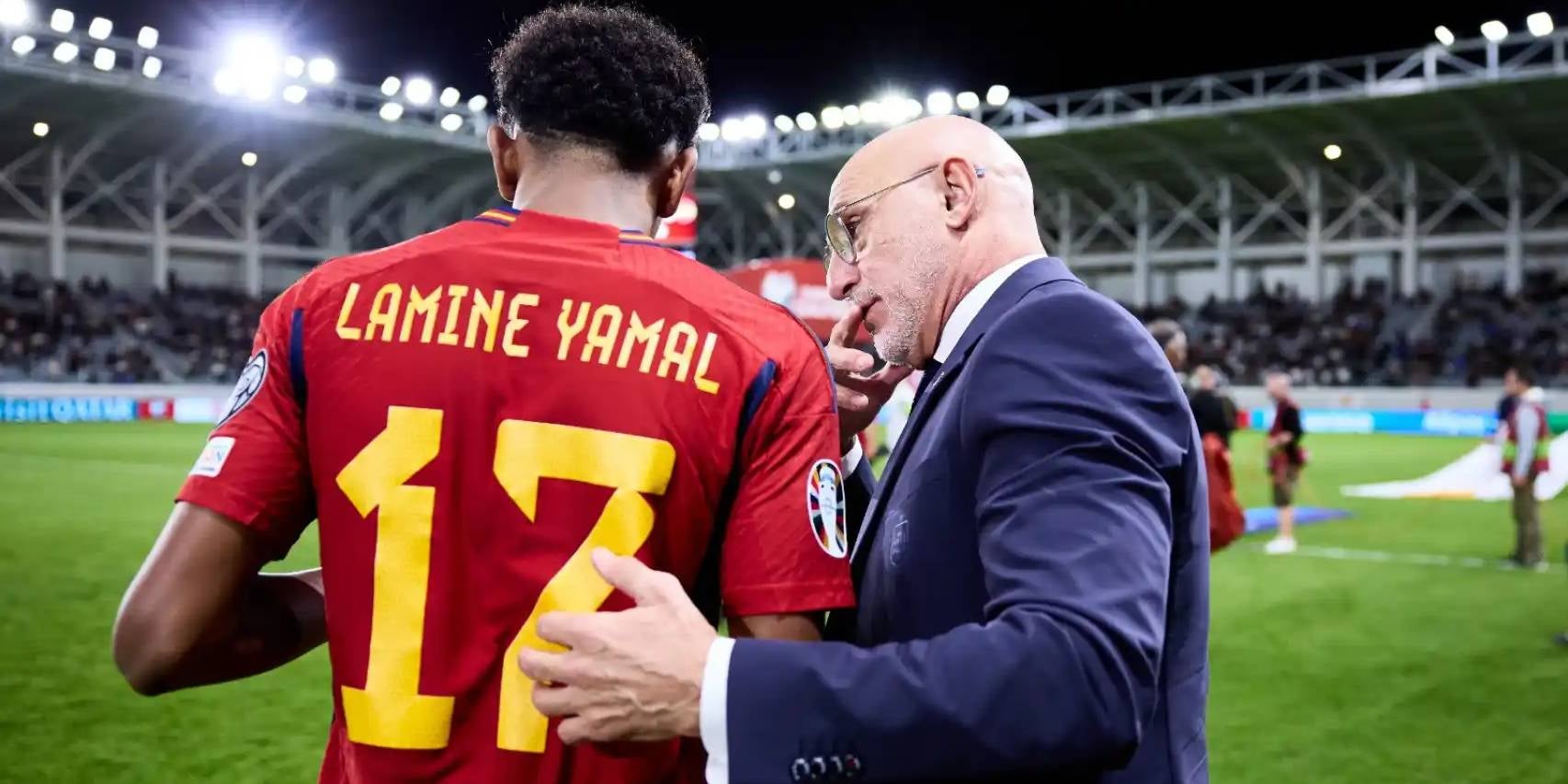 Lamine Yamal, con Luis de la Fuente | RFEF