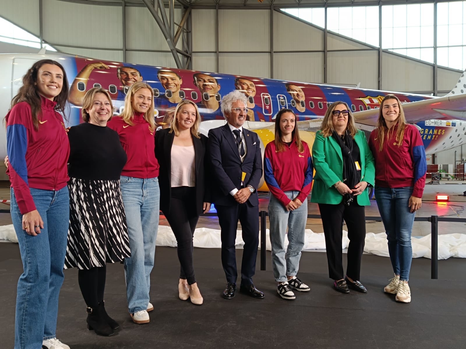 L'avió del Barça femení | Europa Press